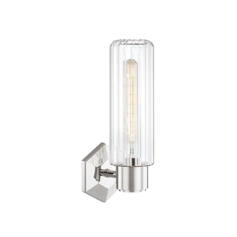 Roebling 1 Light 4.75 inch Polished Nickel Wall Sconce Wall Light