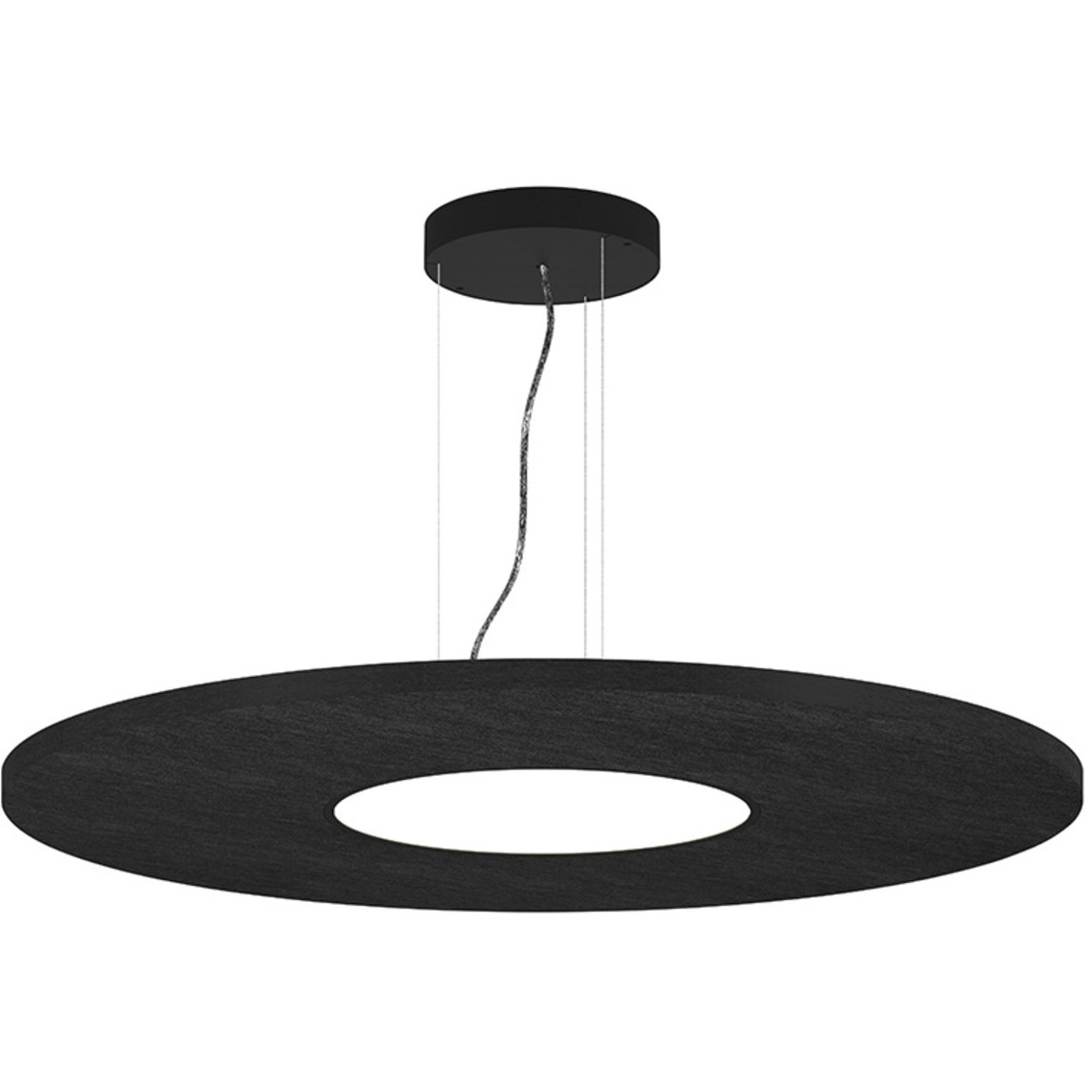 Jazz 1 Light 40 inch Black Pendant Ceiling Light