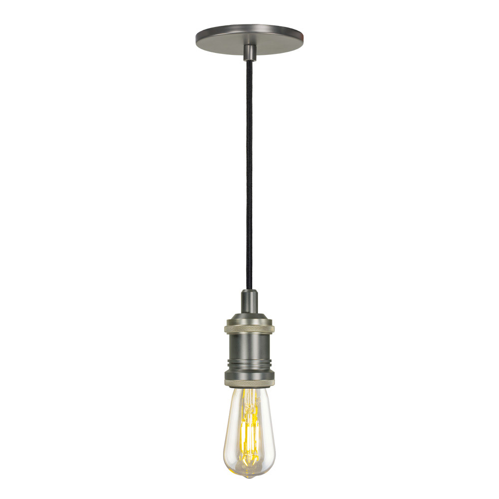 Envisage Vi LED 2.4 inch Graphite with Antique Nickel Mini Pendant Ceiling Light