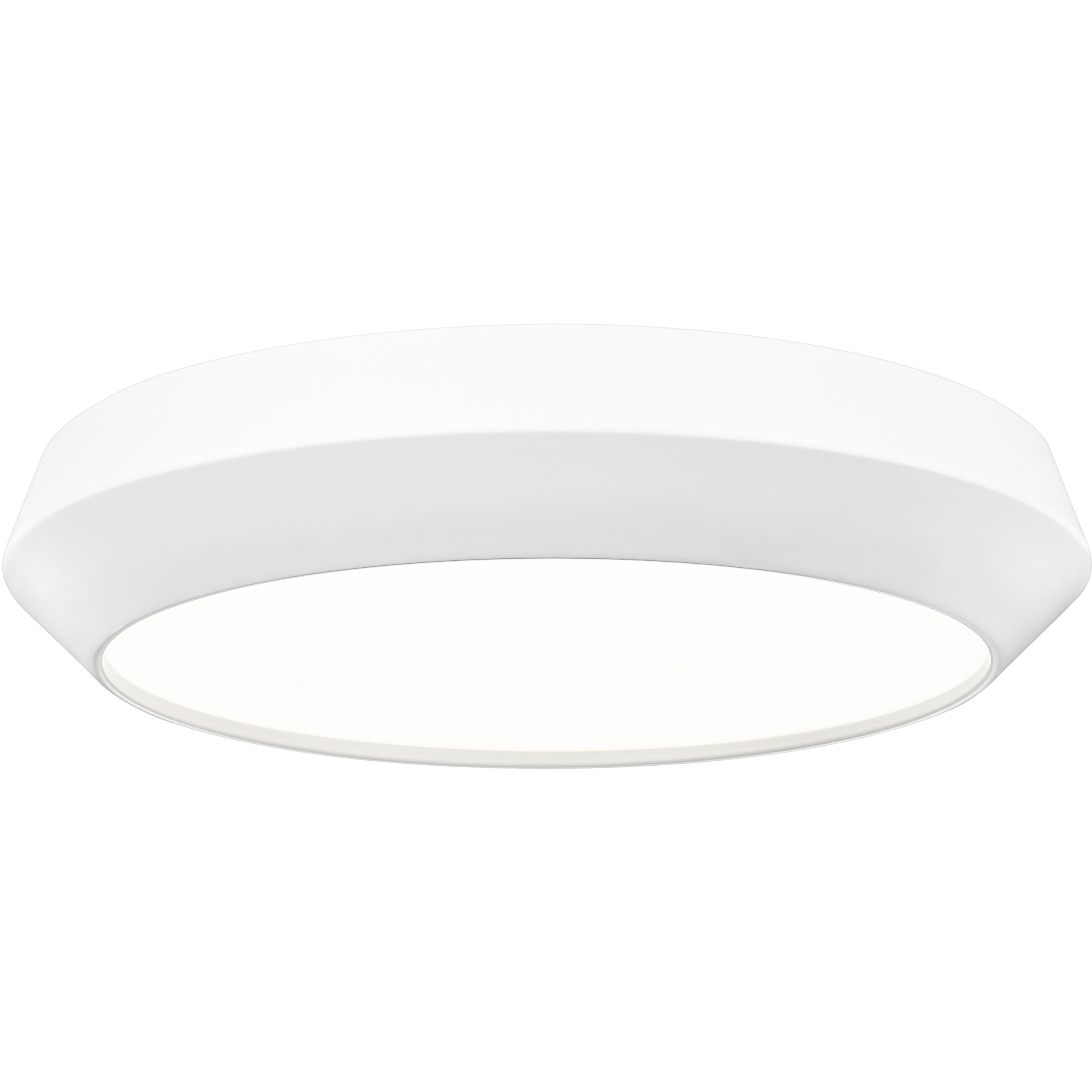 Quasars LED 16 inch Matte White Flush Mount Ceiling Light