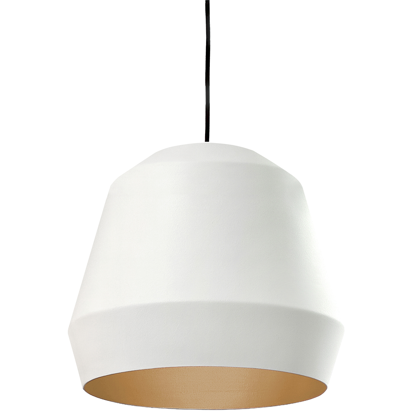 Bronx 1 Light 14 inch White, Gold Pendant Ceiling Light