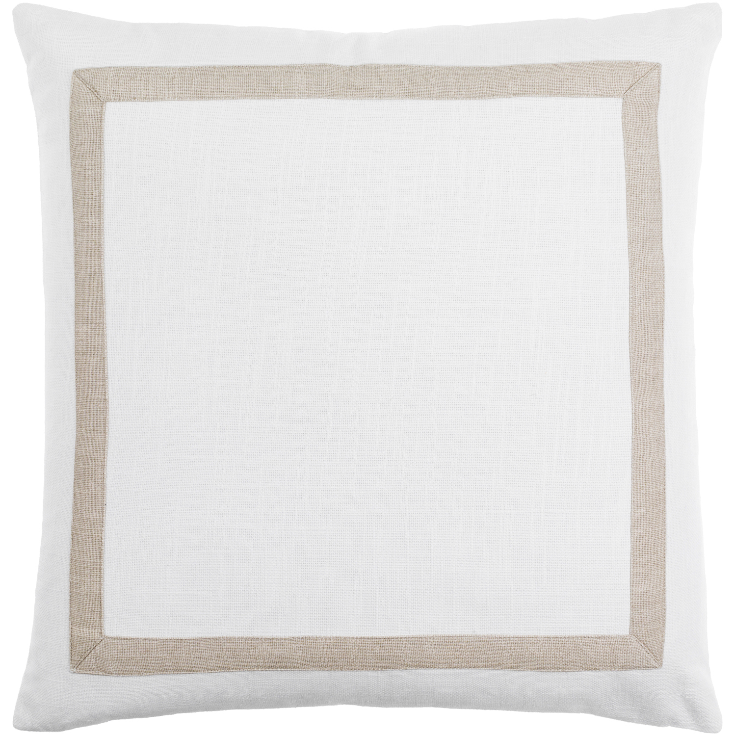 Ritzy 20 X 20 inch Off-White/Ash/Light Silver Accent Pillow