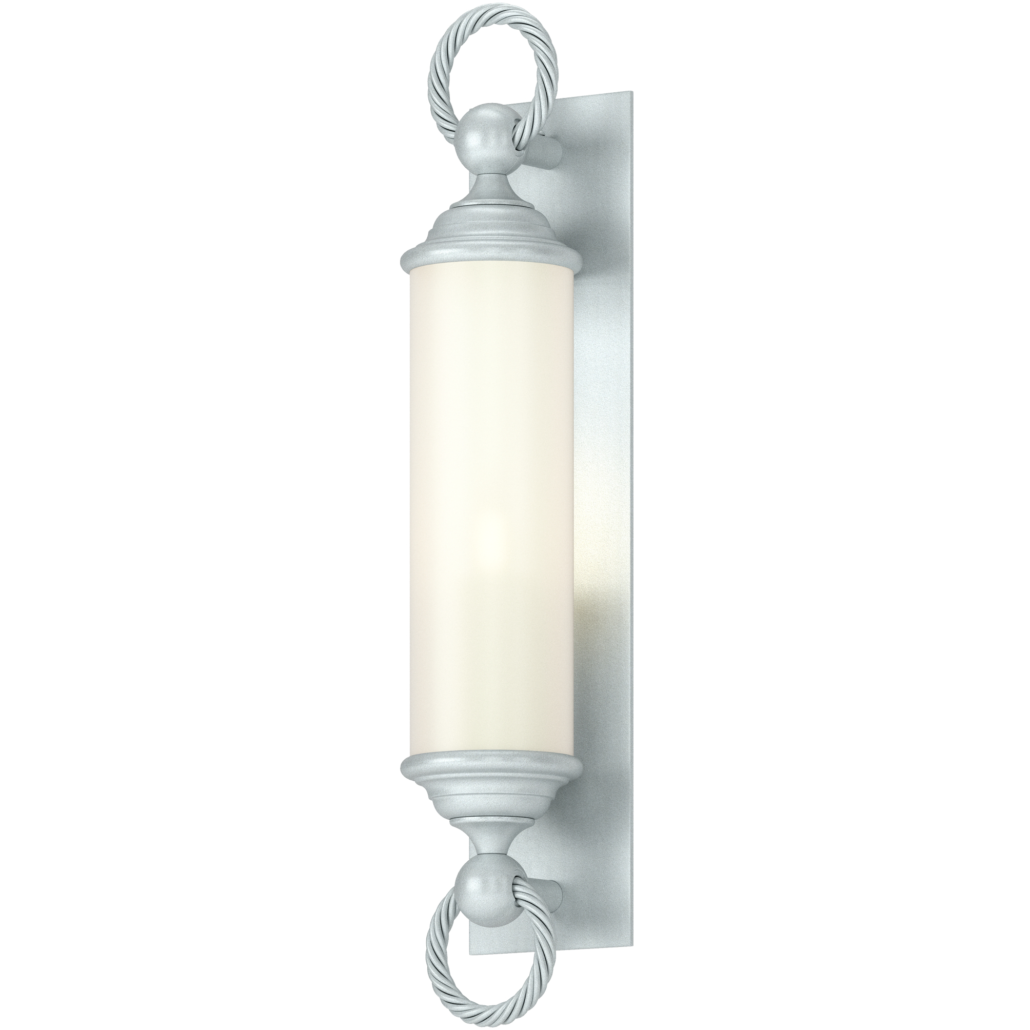 Cavo 1 Light 25.8 inch Coastal Burnished Steel Outdoor Wall Sconce in Opal, Large