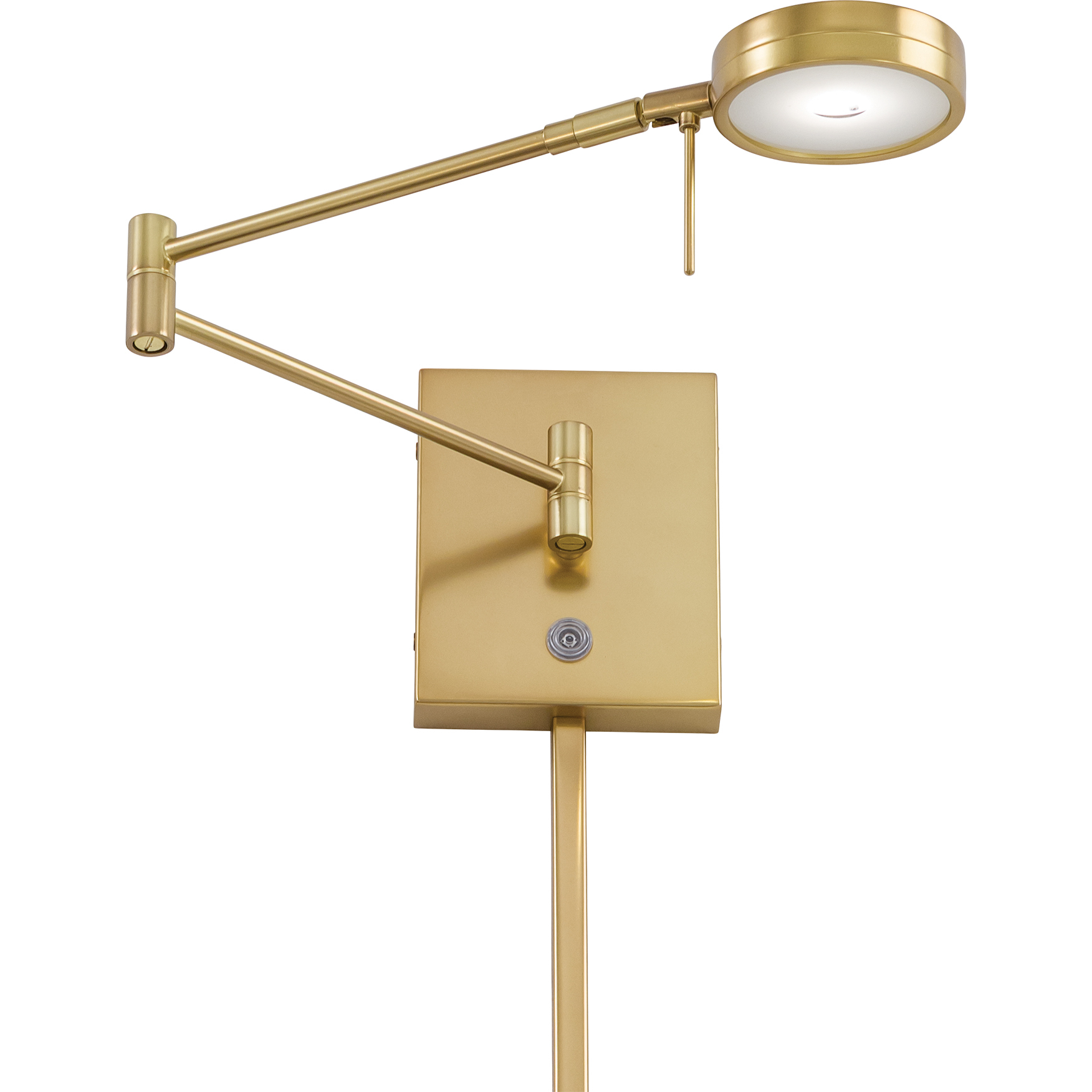 George's Reading Room 4.5 inch 8.00 watt Honey Gold Swing Arm Wall Lamp Wall Light, Pharmacy