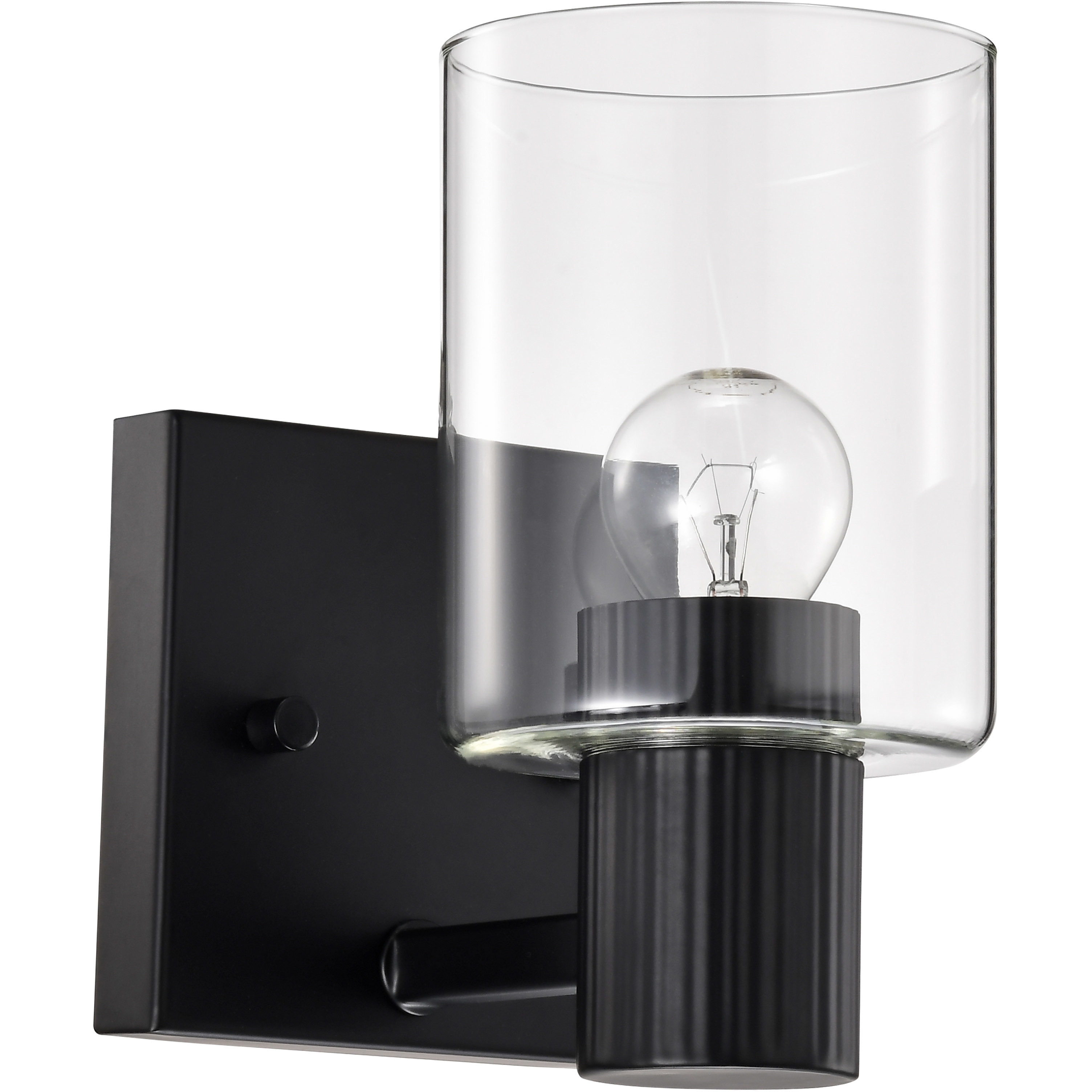 Clarksville 1 Light 4.5 inch Matte Black Vanity Light Wall Light