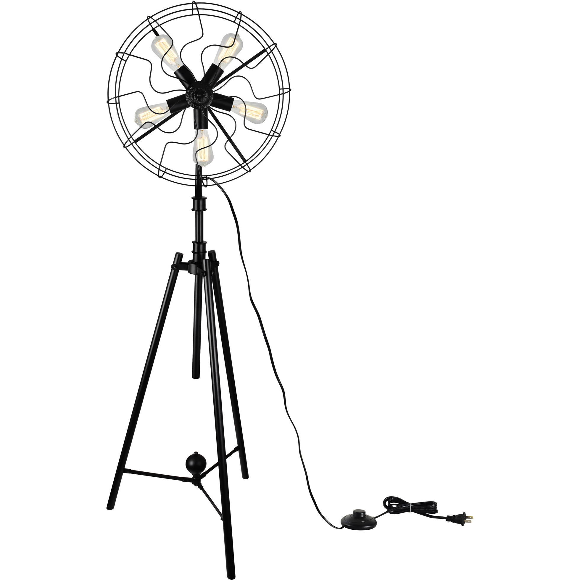Pamela 68 inch 60.00 watt Black Floor Lamp Portable Light