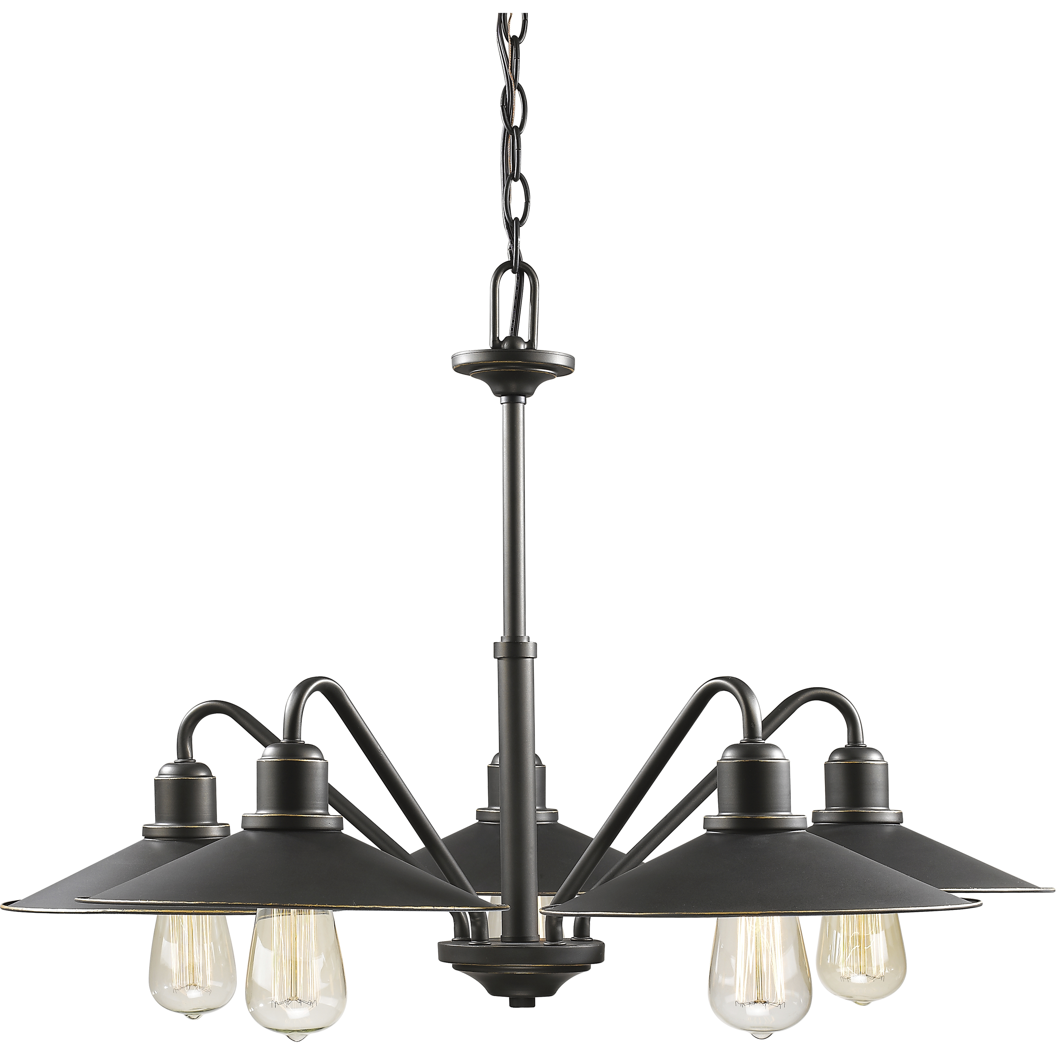 Casa 5 Light 30.25 inch Olde Bronze Chandelier Ceiling Light in Olde Bronze Steel
