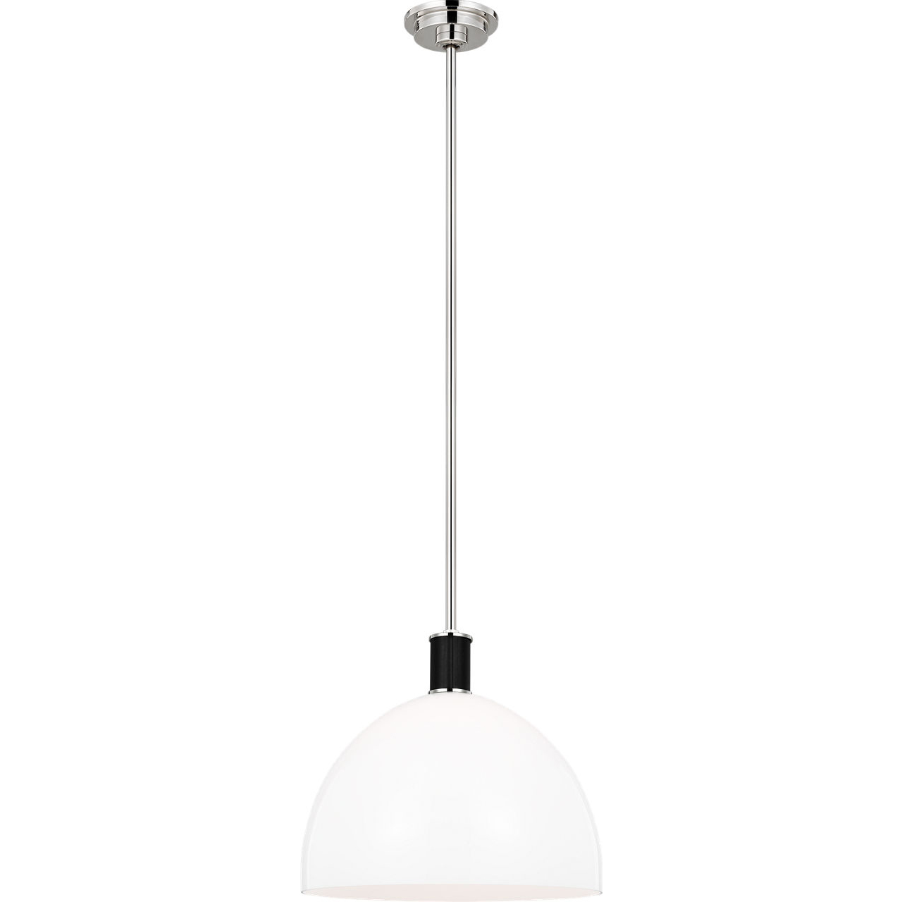 Hadley 1 Light 15 inch Polished Nickel Pendant Ceiling Light
