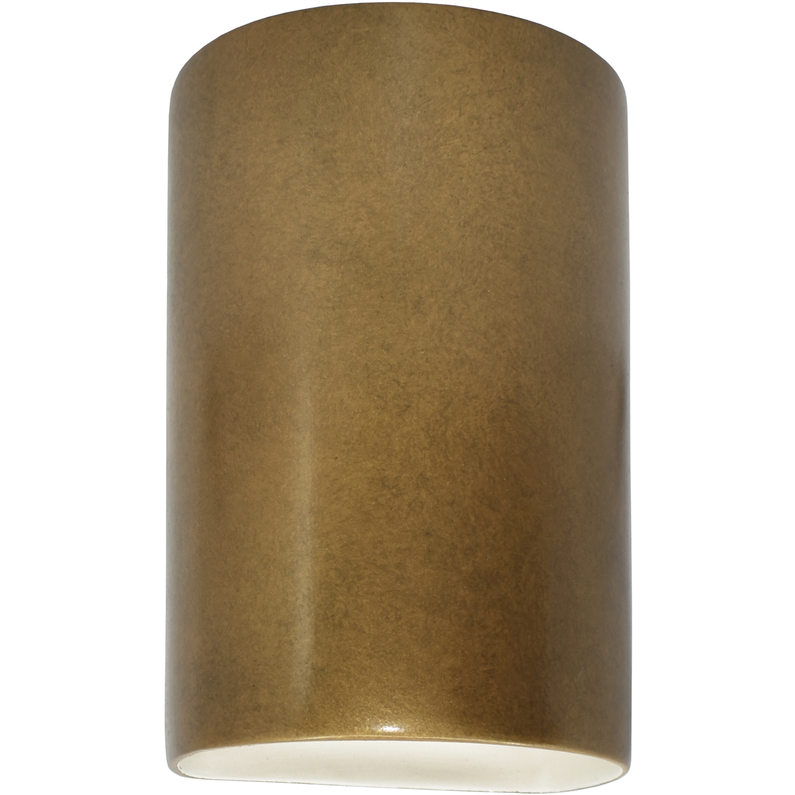 Ambiance Cylinder LED 5.75 inch Antique Gold Wall Sconce Wall Light, Small