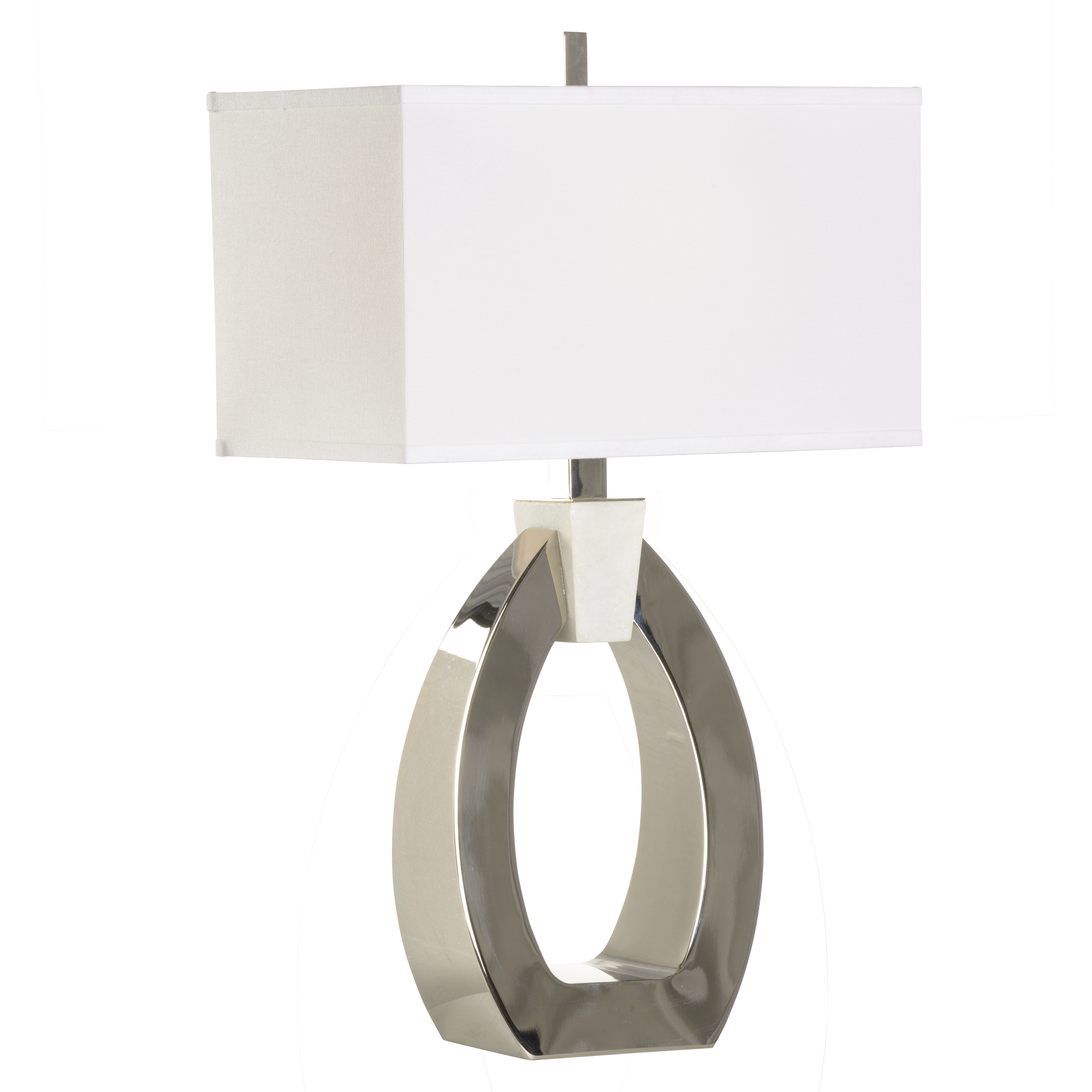 Chatham 20 inch 100.00 watt Silver Table Lamp Portable Light