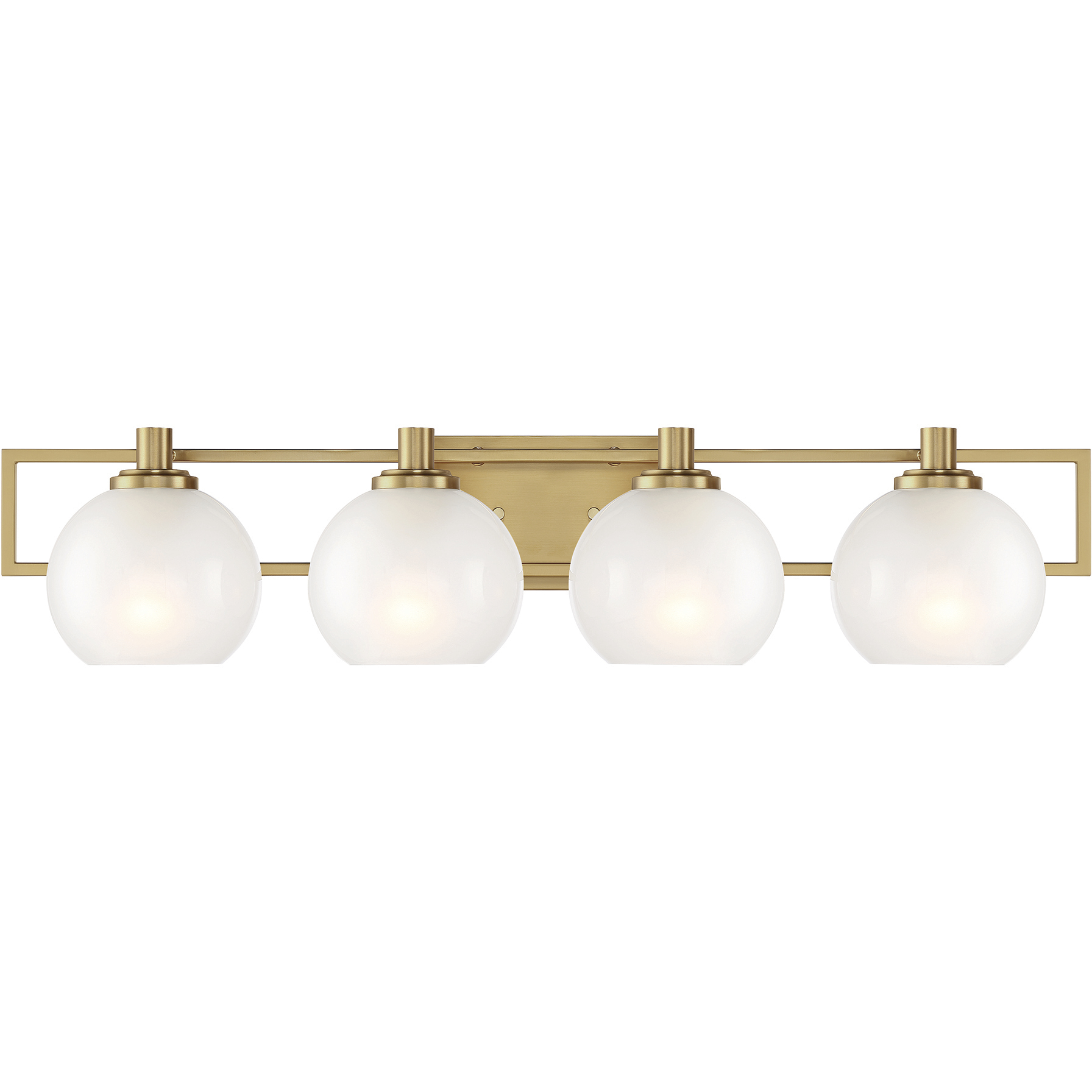 Cowen 4 Light 31 inch Brushed Gold Vanity Light Wall Light