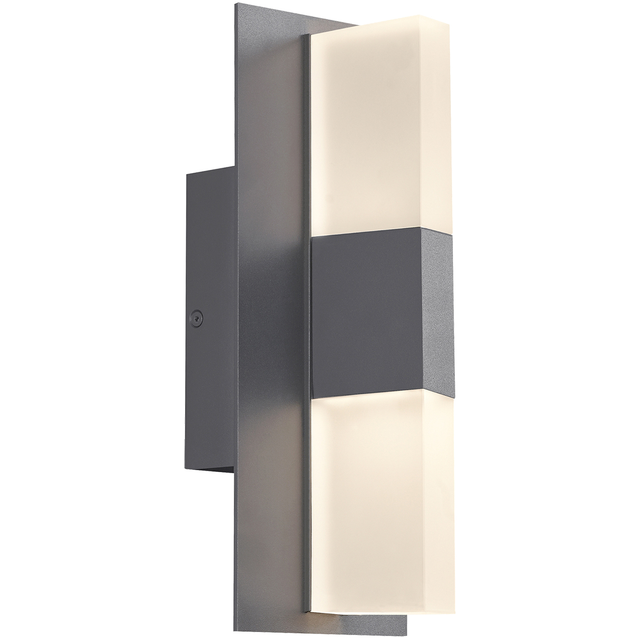 Sean Lavin Lyft LED 12.5 inch Charcoal Outdoor Wall Light in In-Line Fuse,  Surge Protection, LED 80 CRI 2700K, Diffuser, Integrated LED