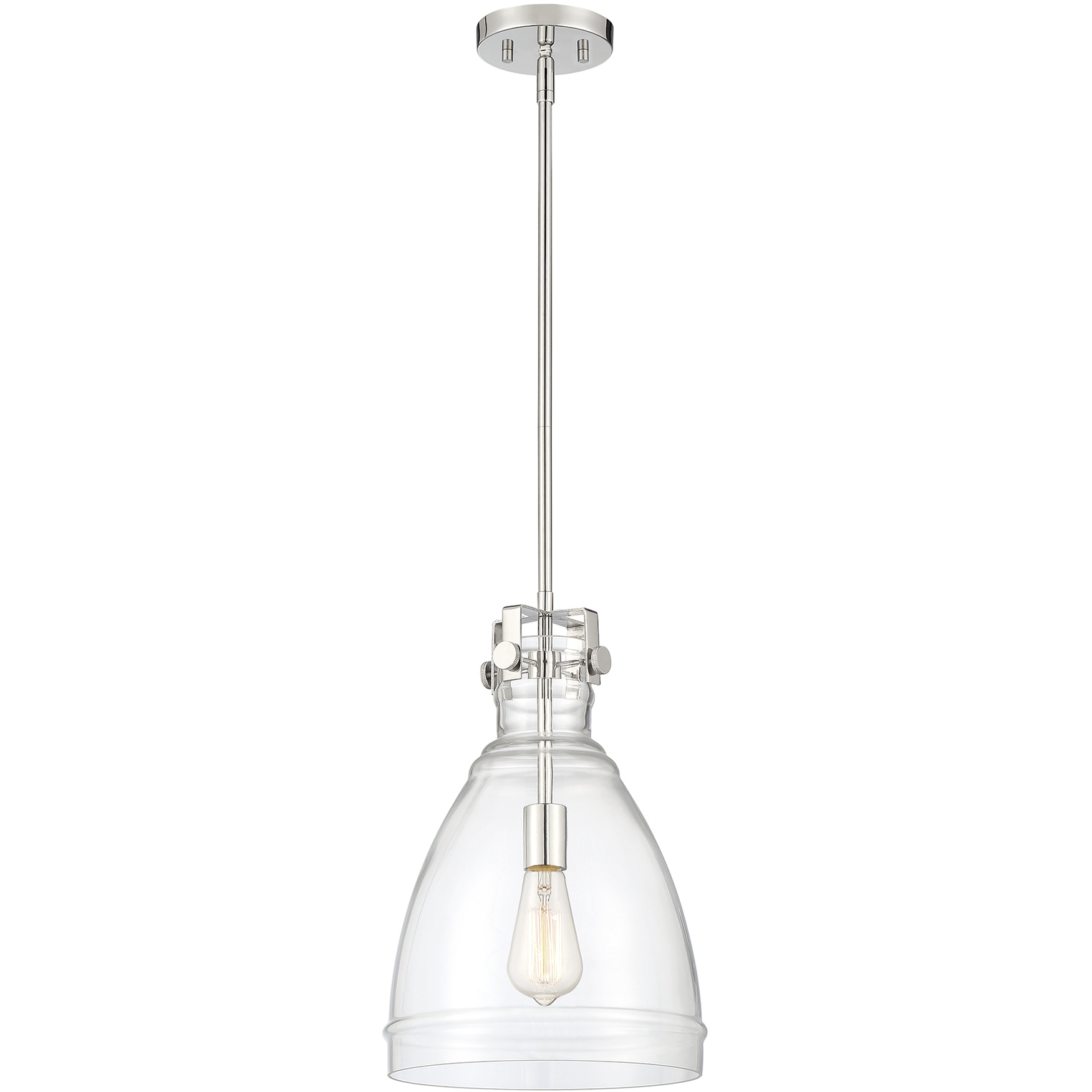 Beechmont 1 Light 11 inch Polished Nickel Pendant Ceiling Light