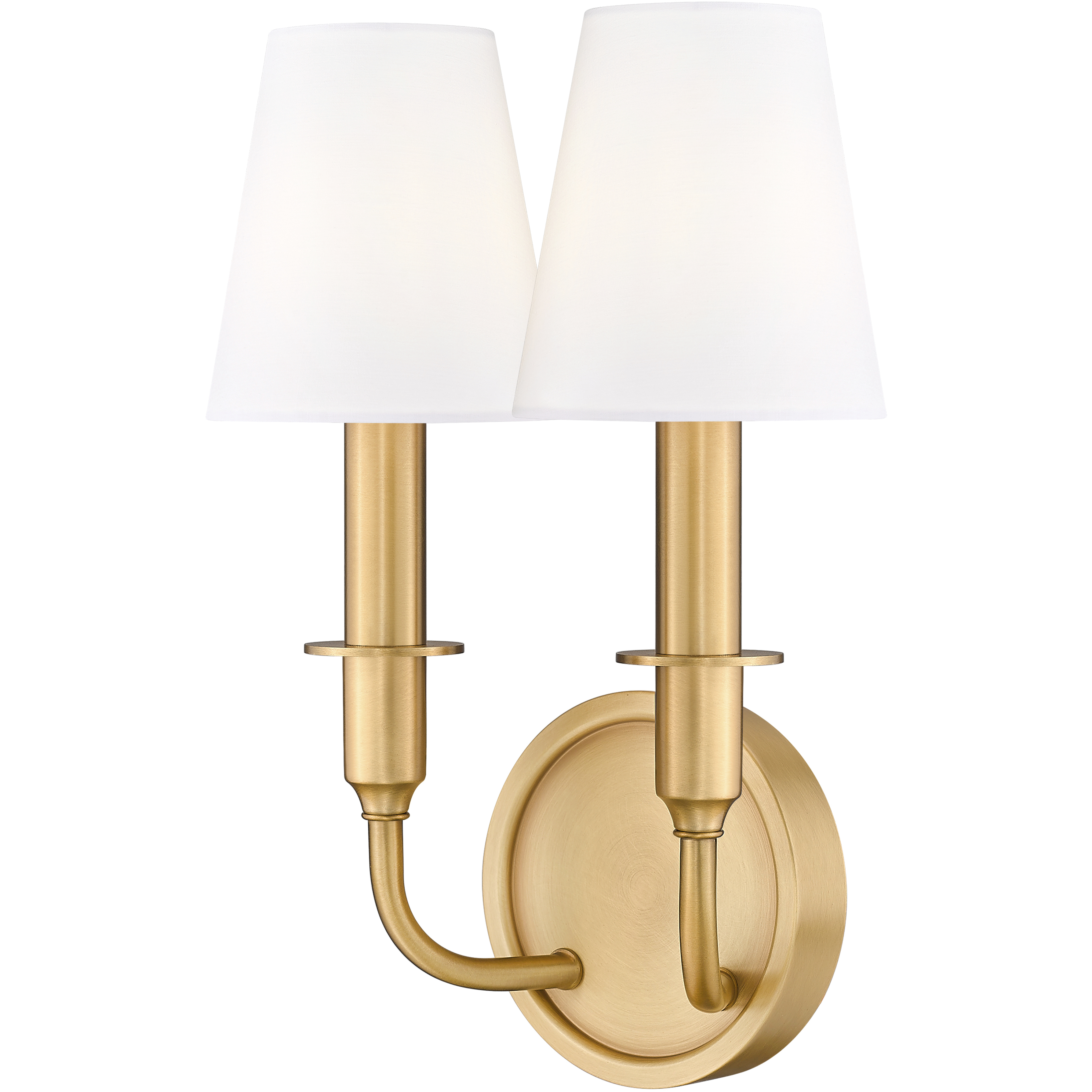 Tova 2 Light 9.25 inch Rubbed Brass Wall Sconce Wall Light