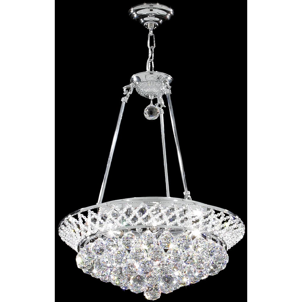 Jacqueline 6 Light 19 inch Gold Crystal Chandelier Ceiling Light