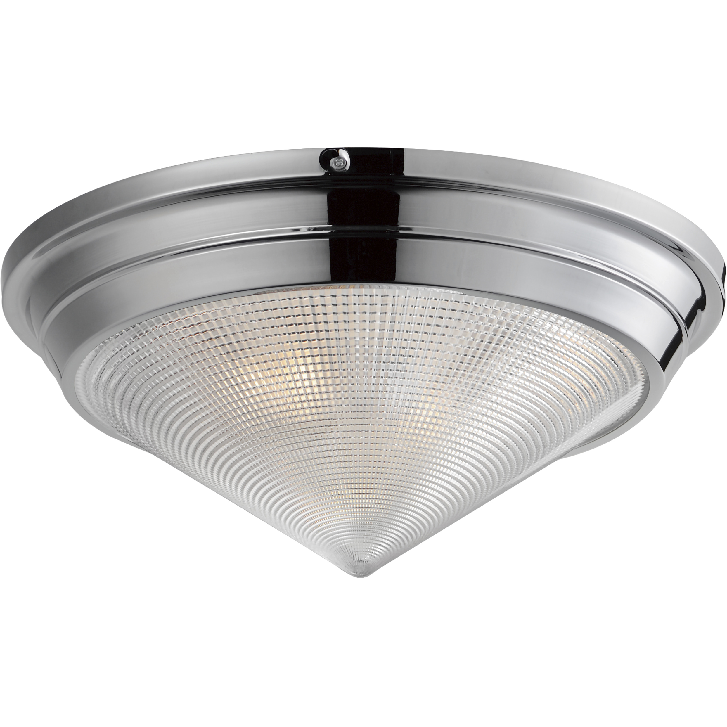 Hargreaves 3 Light 16.5 inch Polished Nickel Flush Mount Ceiling Light