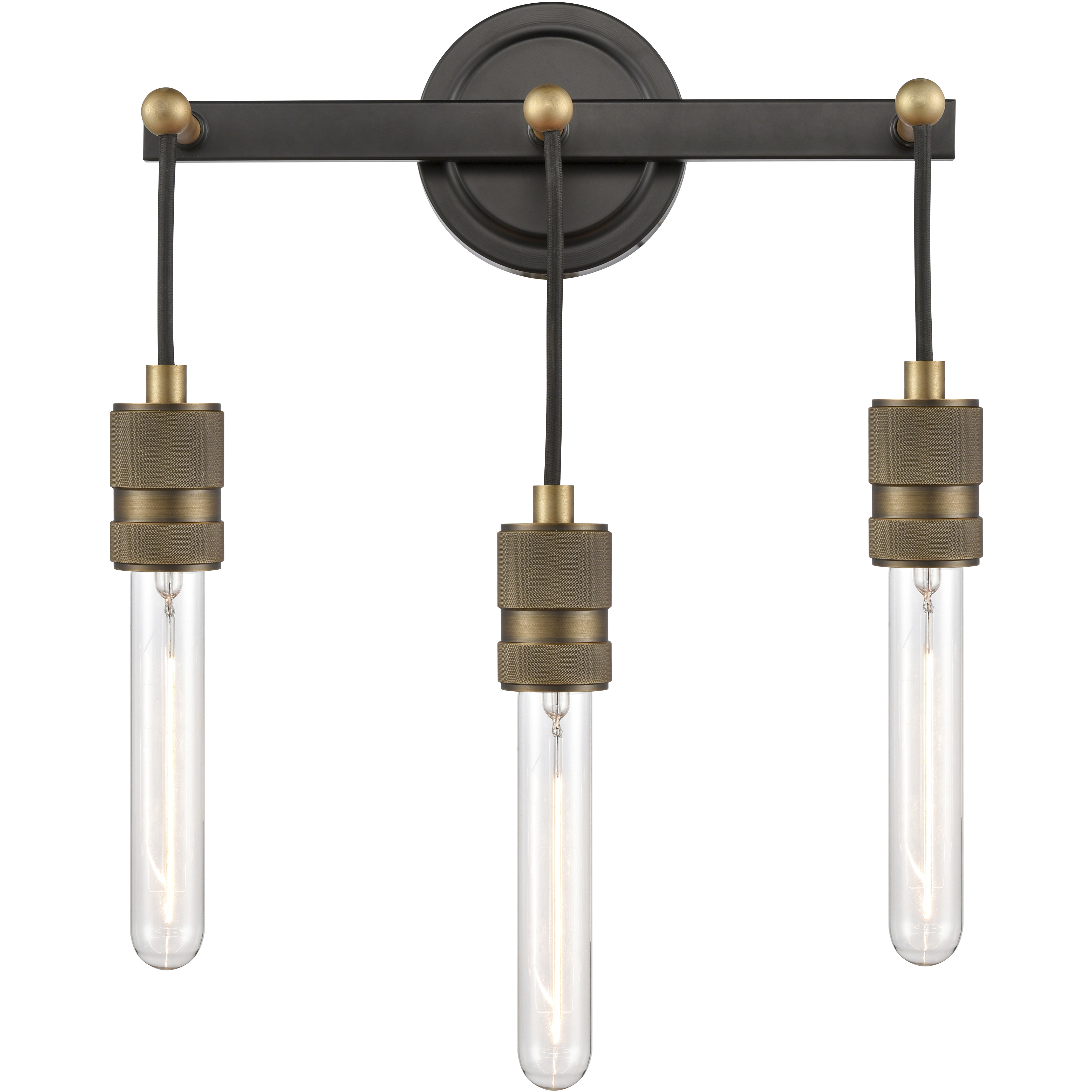 Restoration Ellis LED 13.63 inch Black Antique Brass Bath Vanity Light Wall Light