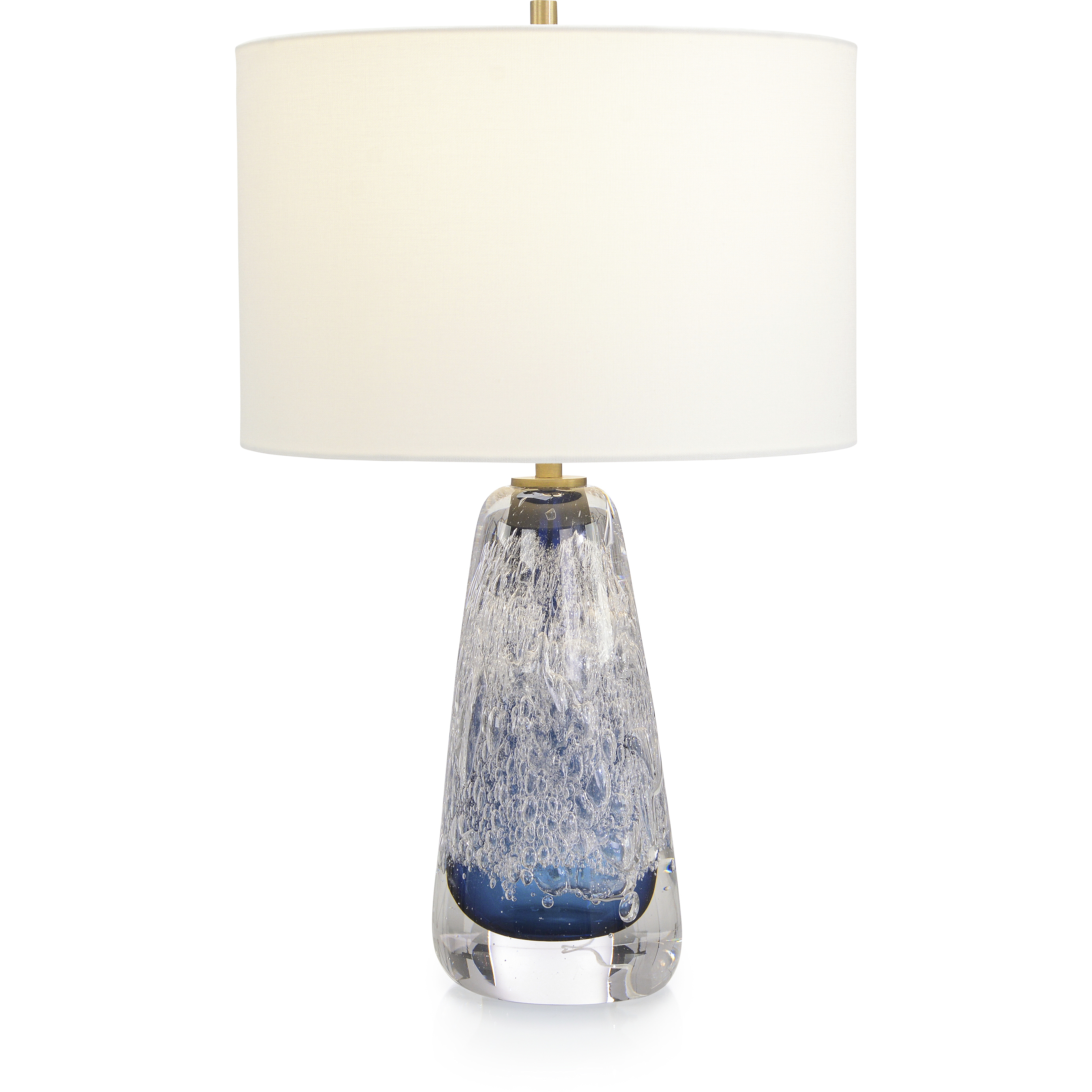 John-Richard Leah Sapphire Blue Table Lamp Portable Light JRL-10622 - Open Box