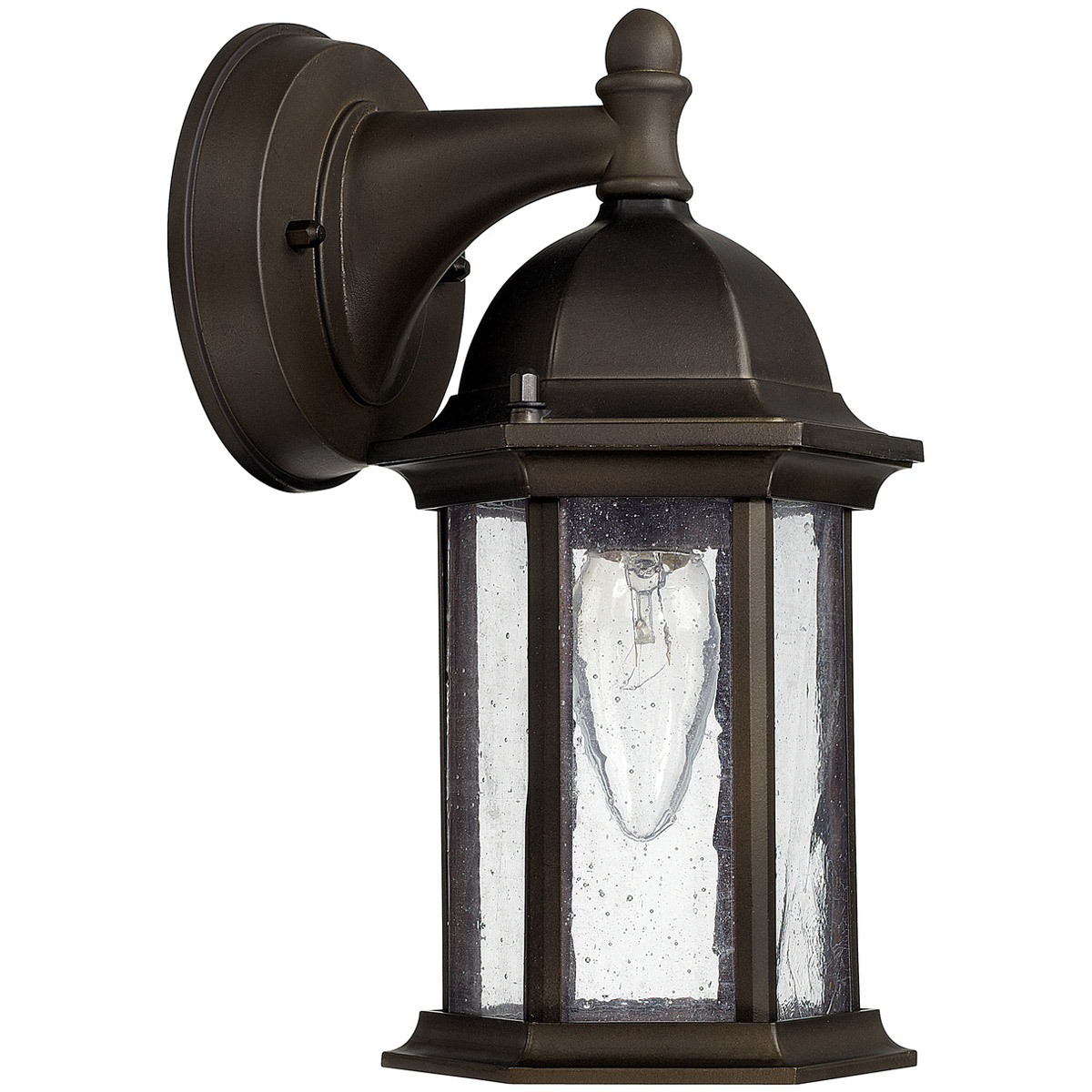 Main Street 1 Light 10 inch Old Bronze Outdoor Wall Lantern
