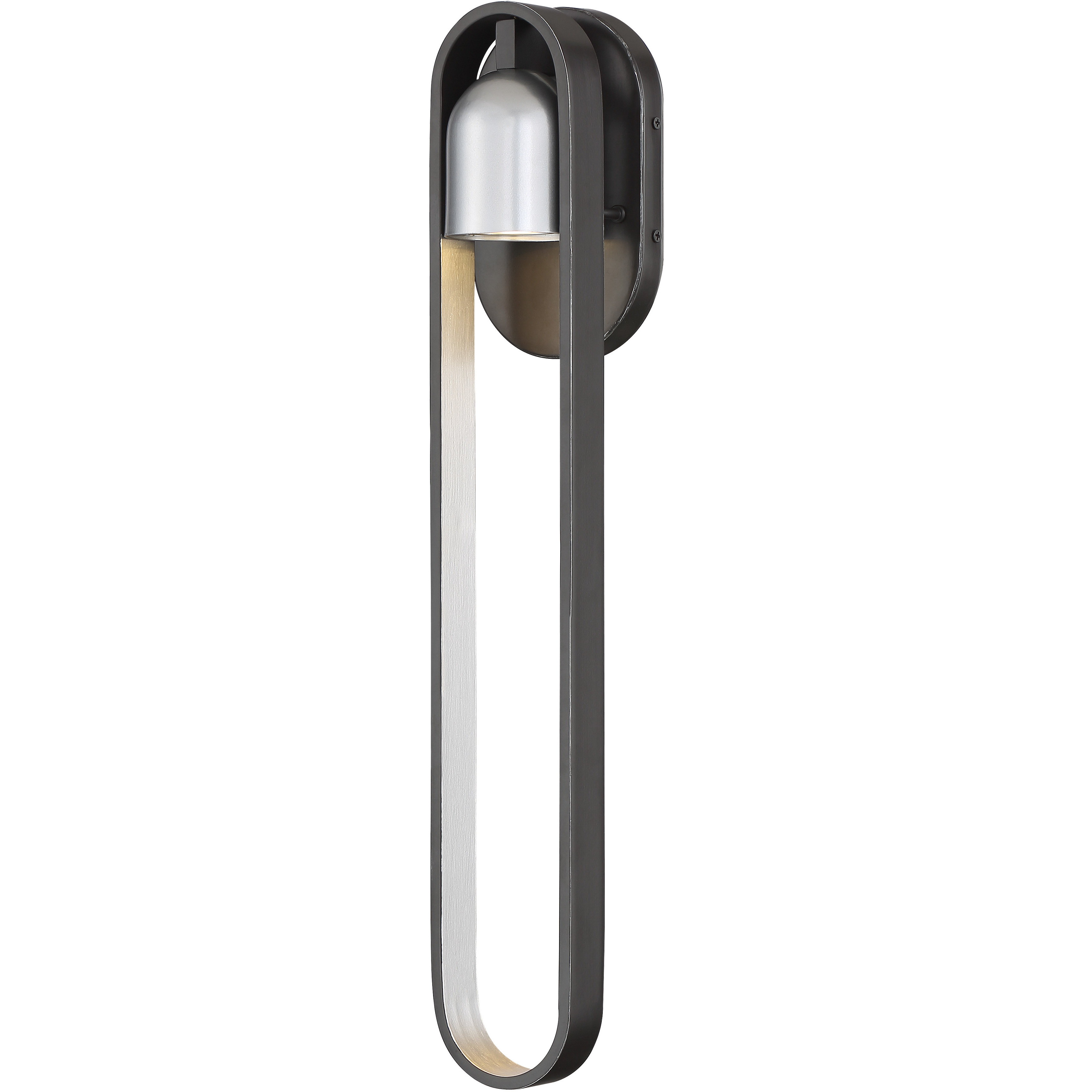 Rocketa Outdoor Wall Mount in Artisan Coal/Silver, The Great Outdoors