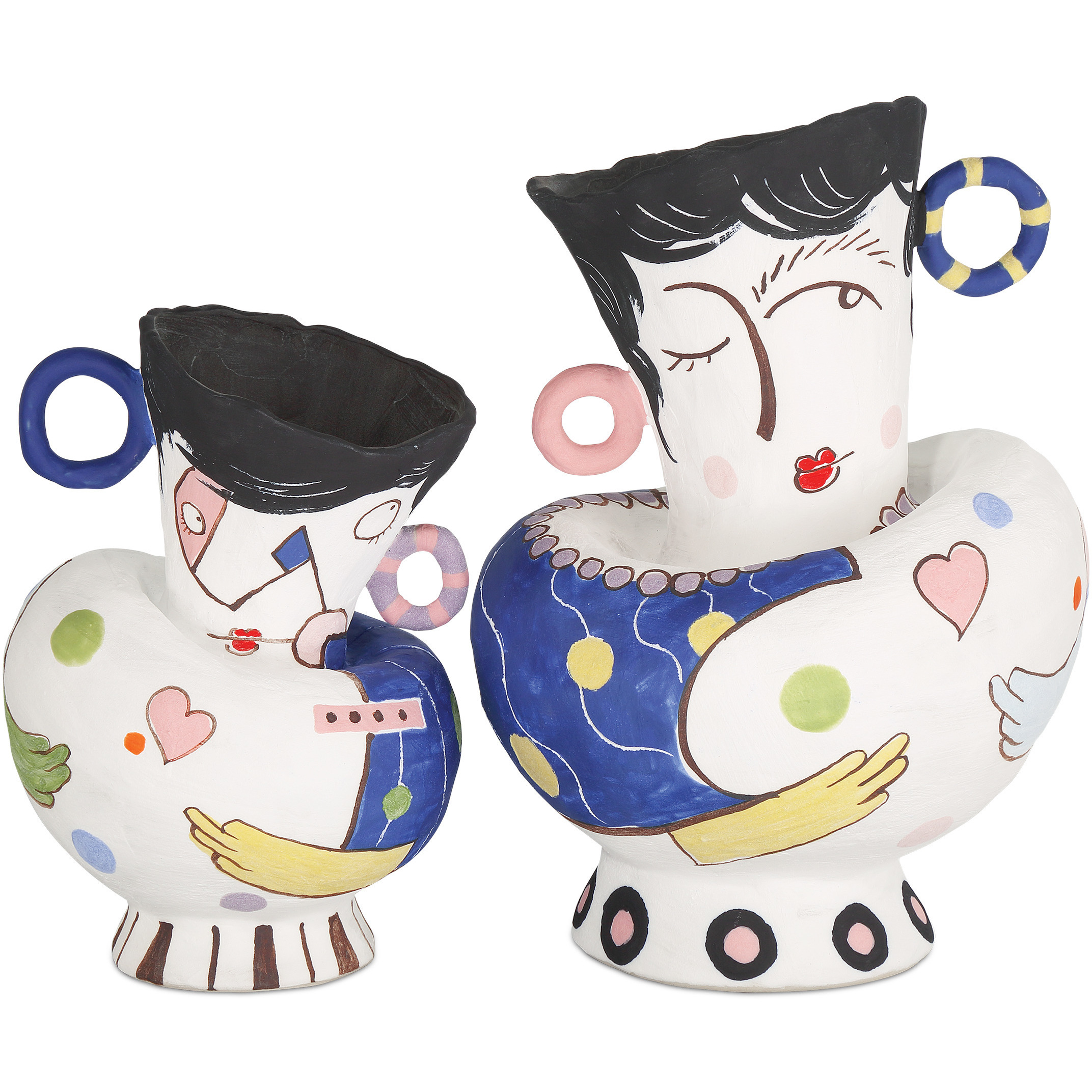 Osamu White and Multi-color Objects, Set of 2