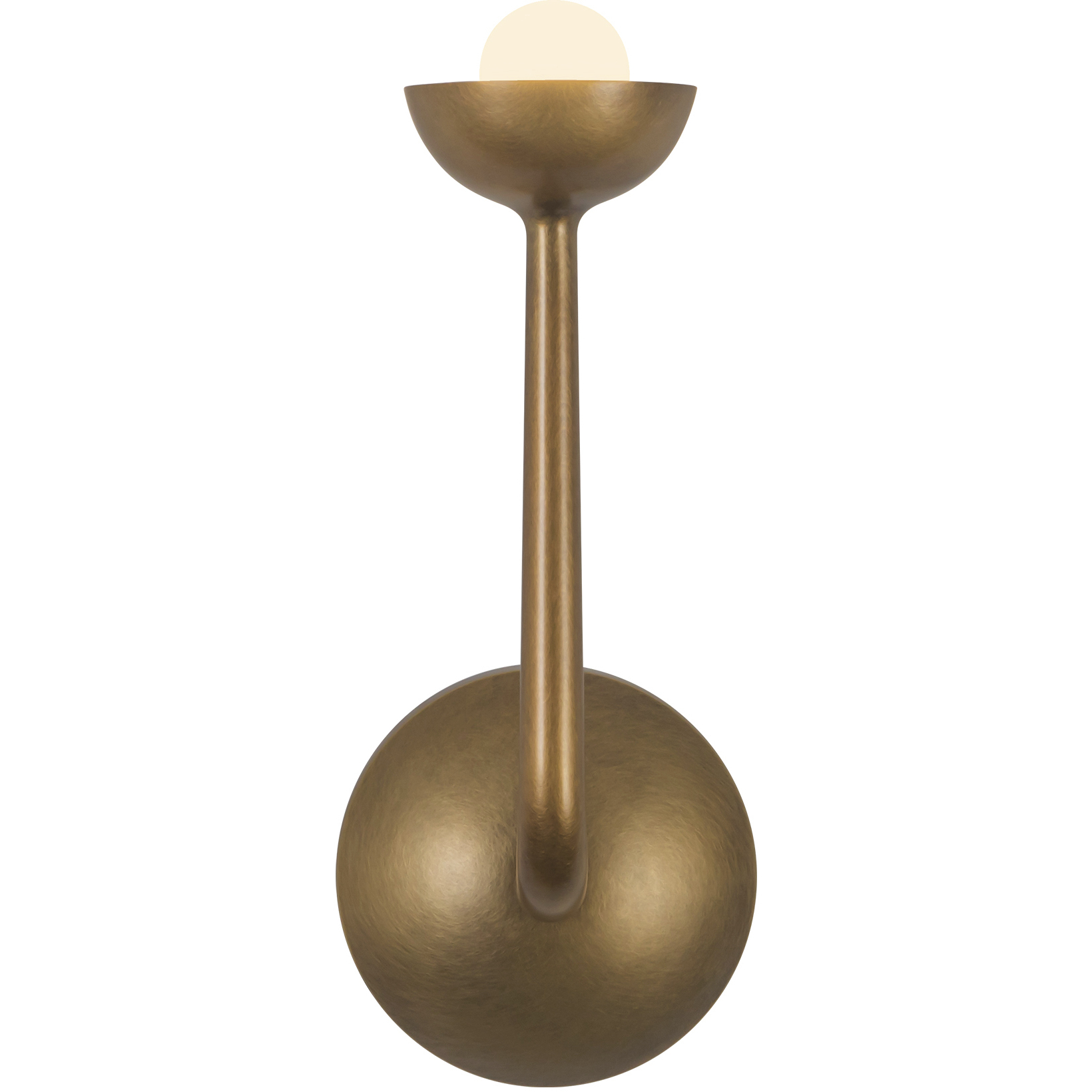 Spade 4.75 inch Vintage Brass Bath Vanity Light Wall Light