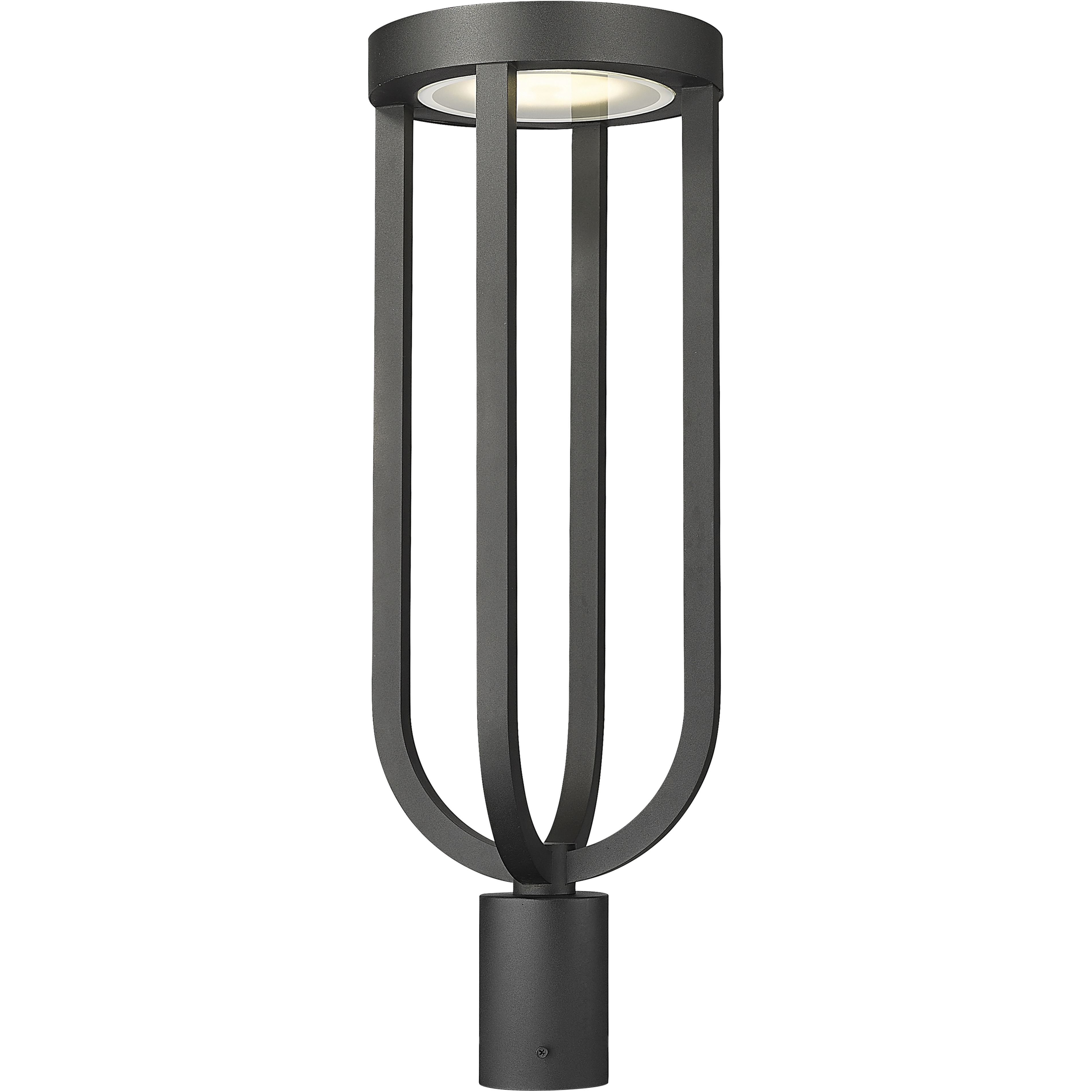 Leland LED 26.25 inch Sand Black Outdoor Post Mount Fixture