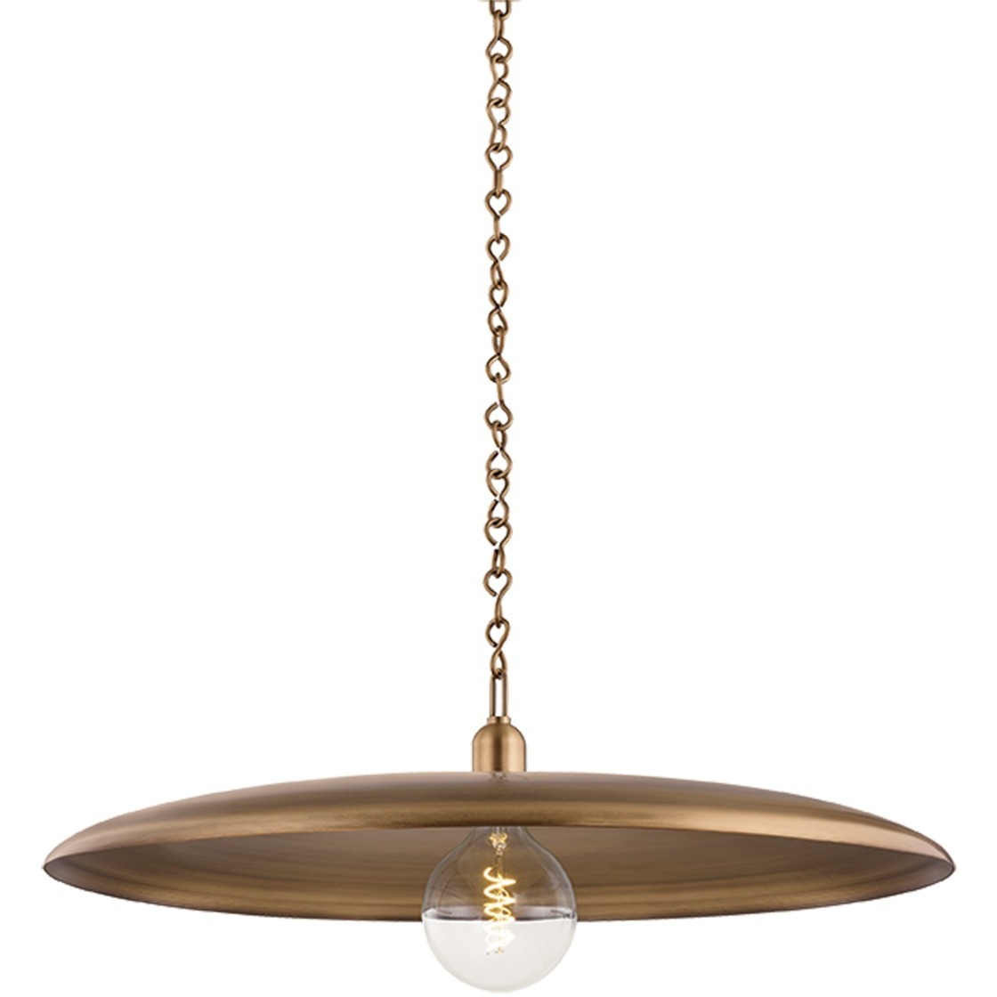 Mamie 1 Light 28 inch Patina Brass Pendant Ceiling Light
