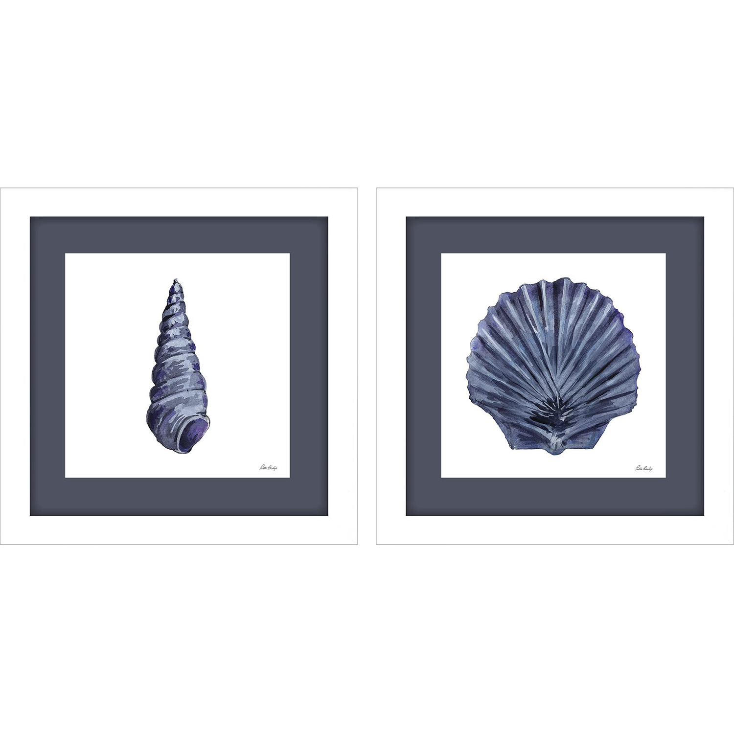 In the Blue Too / In the Deep Blue Blue Framed Art, Propac