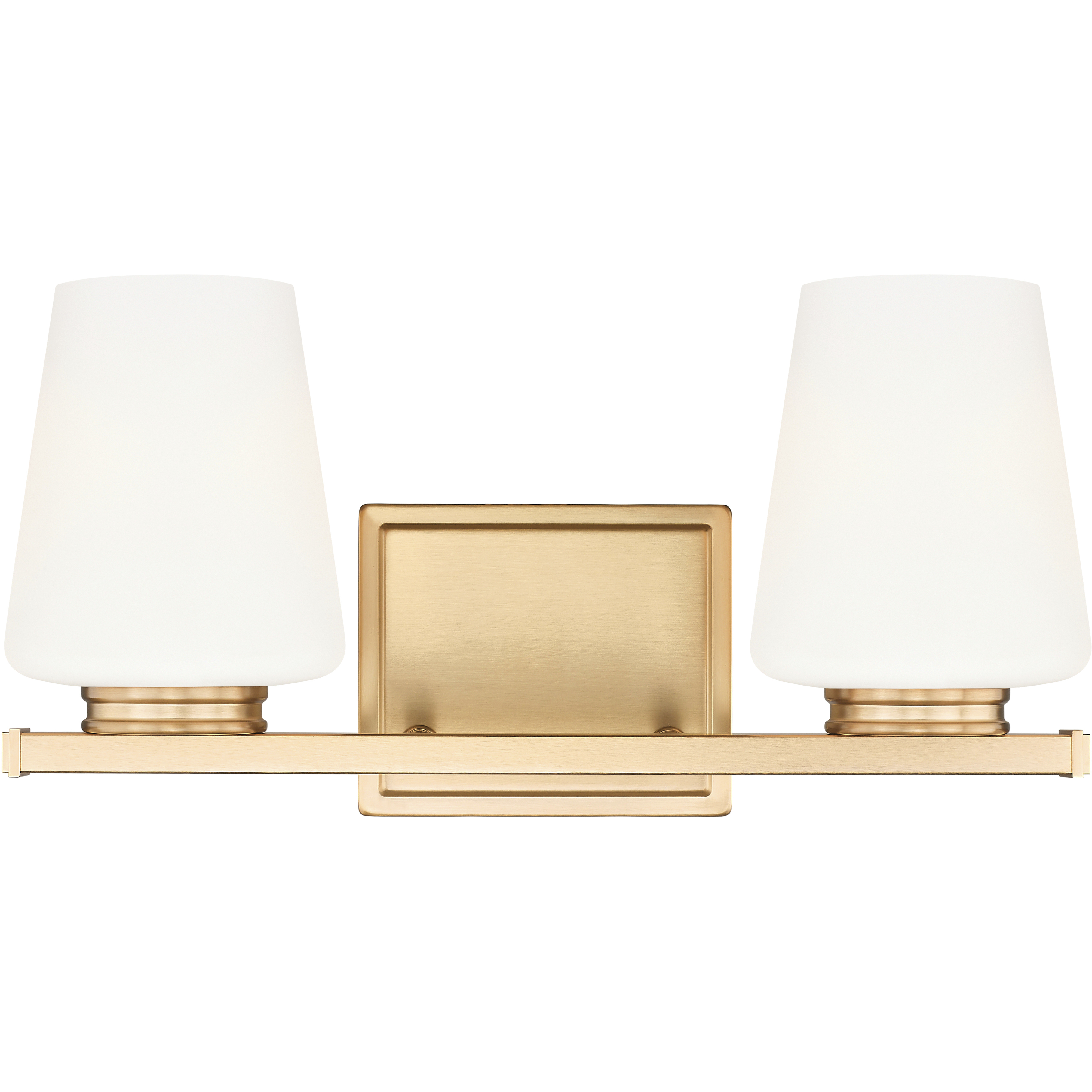Nextra 2 Light 16 inch Modern Gold Bath Vanity Wall Light