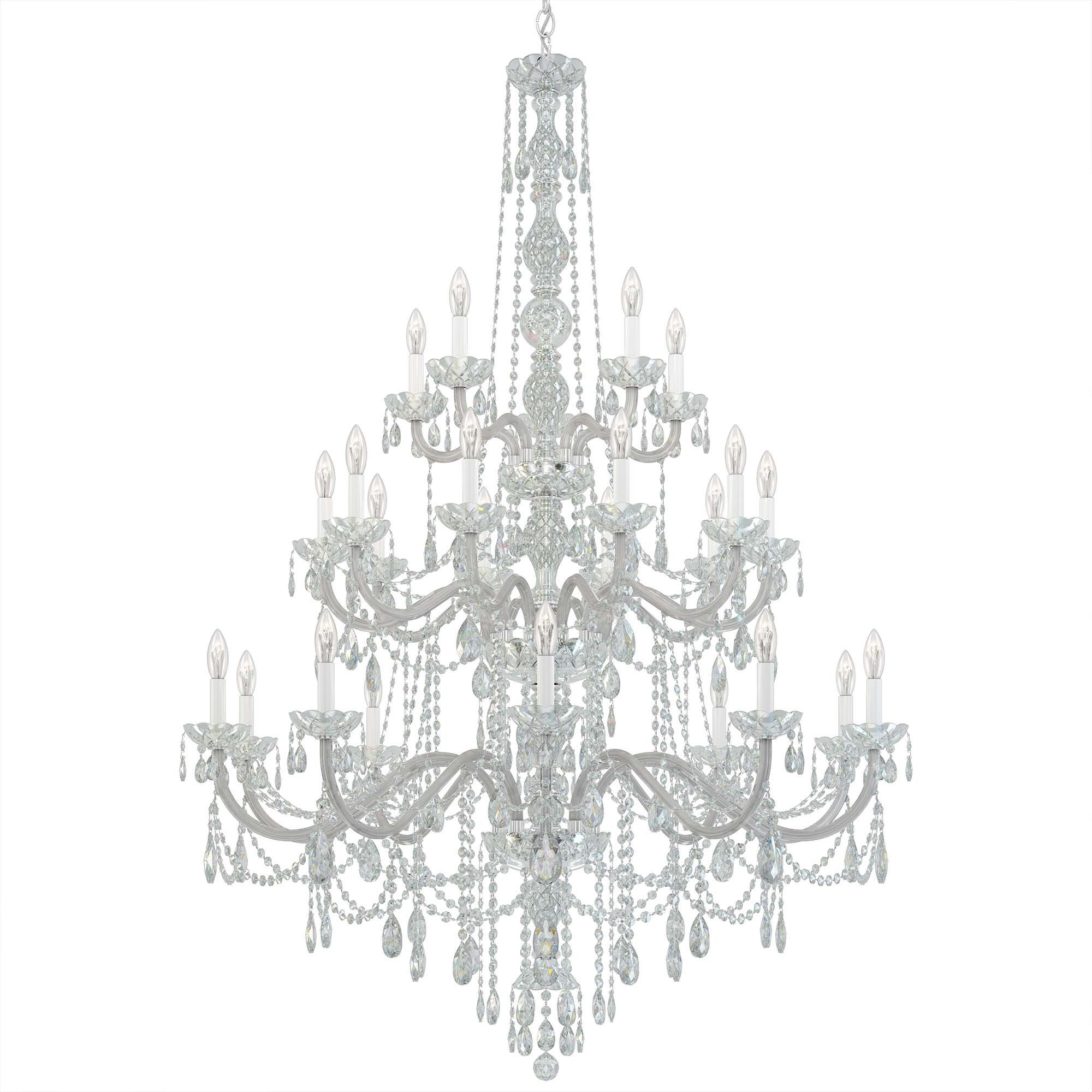Arlington 25 Light 44.5 inch Polished Silver Chandelier Ceiling Light
