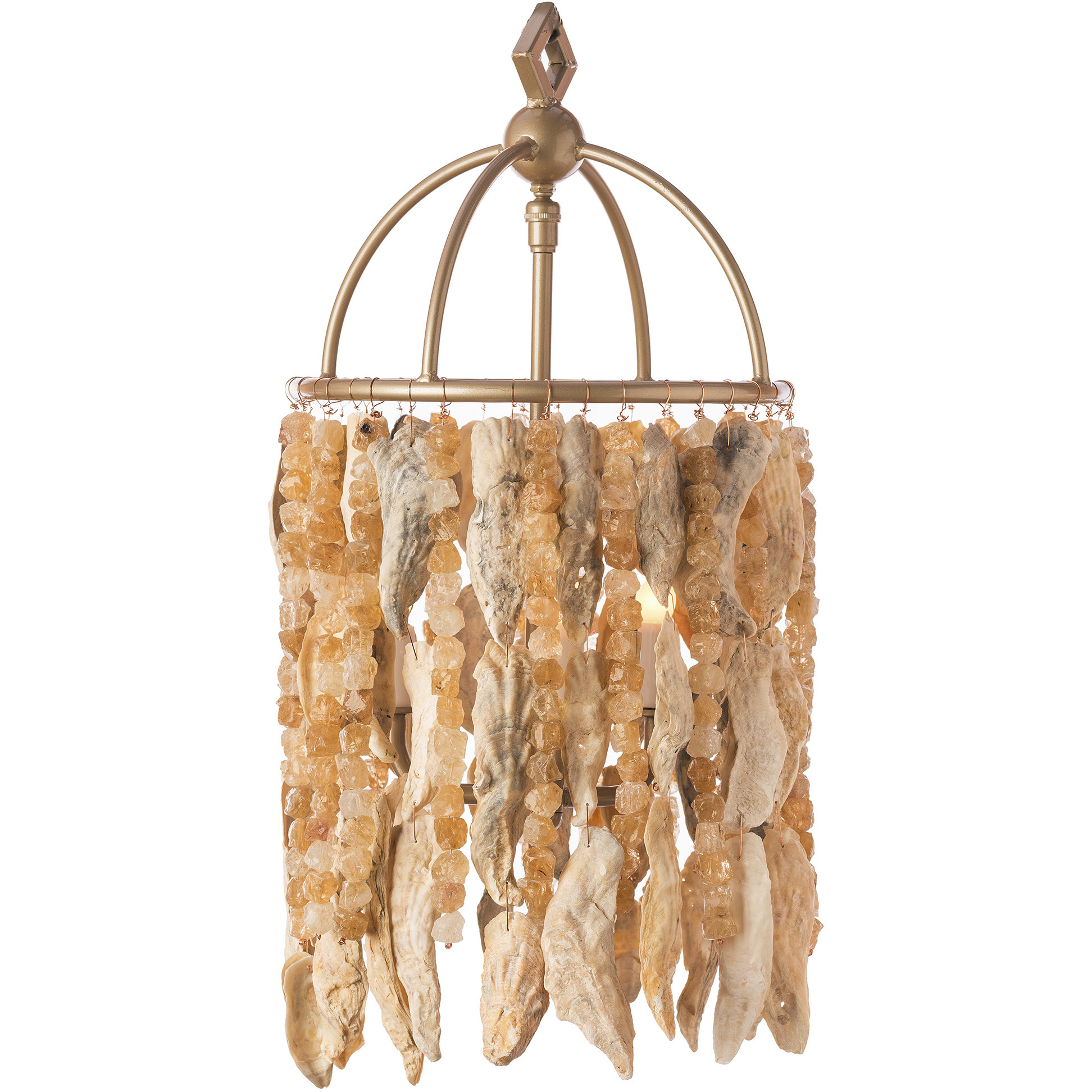 Lowcountry 3 Light Spartina Gold Pendant Ceiling Light
