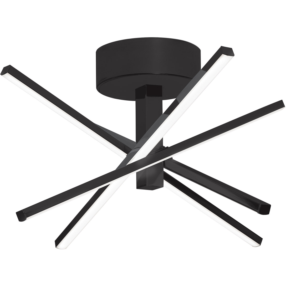 Jaxx LED 20 inch Black Flush Mount Ceiling Light