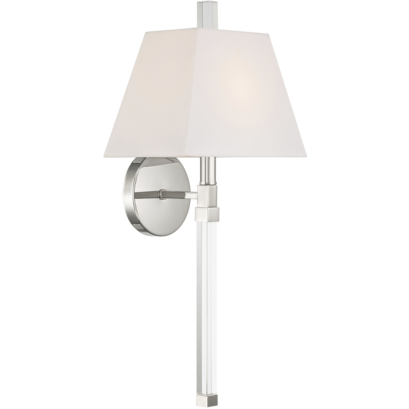 Renee Bath Sconce Wall Light in Polished Nickel