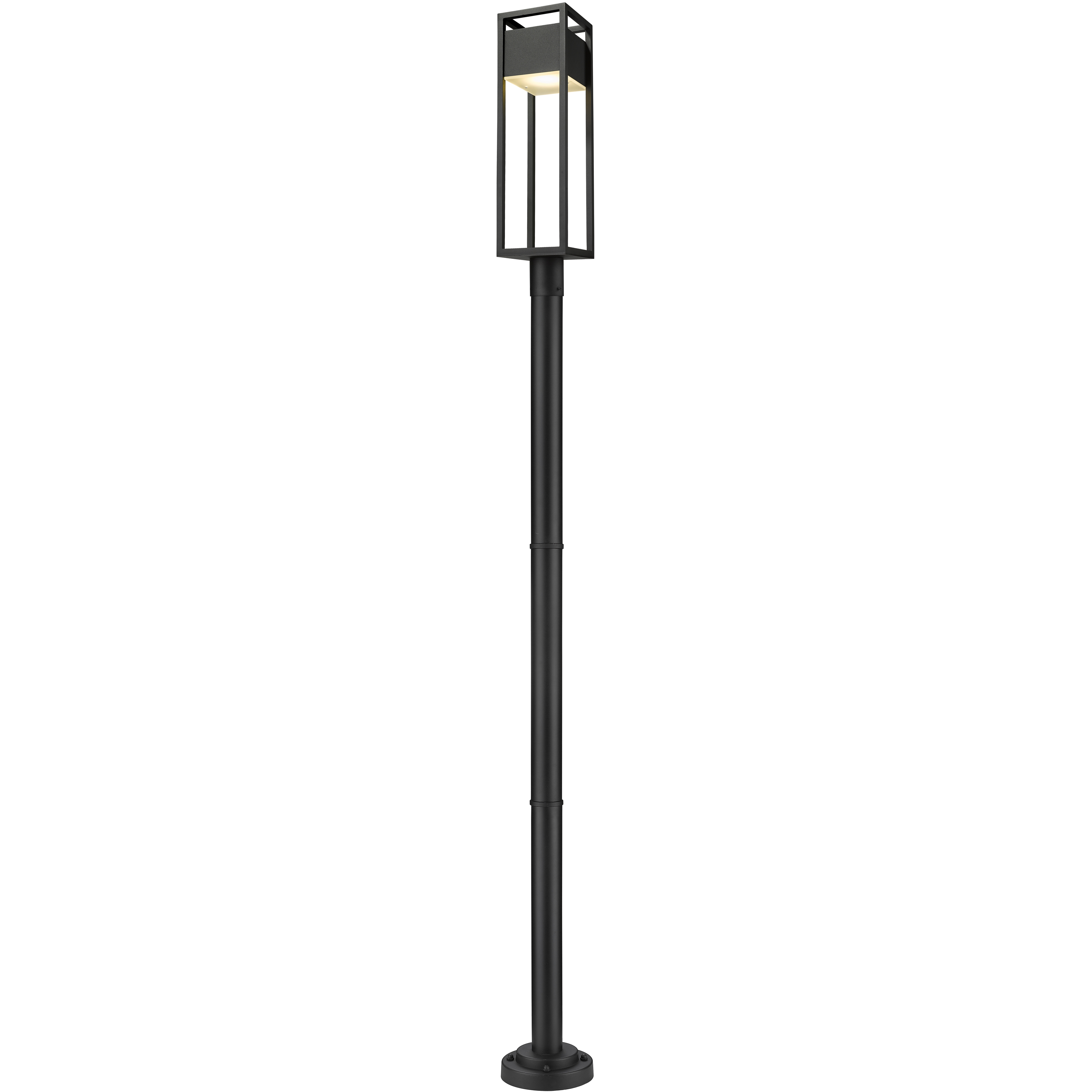 Barwick LED 100.75 inch Black Outdoor Post Mounted Fixture