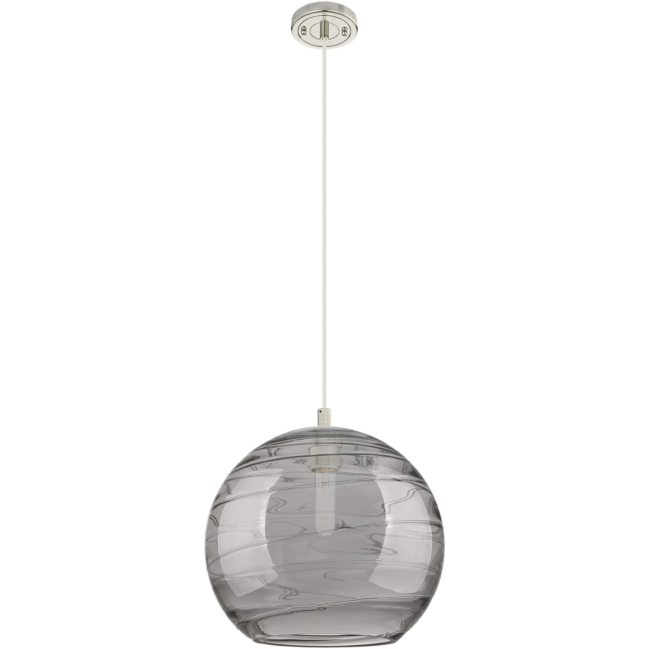 Crown Point 1 Light 12 inch Polished Nickel Pendant Ceiling Light