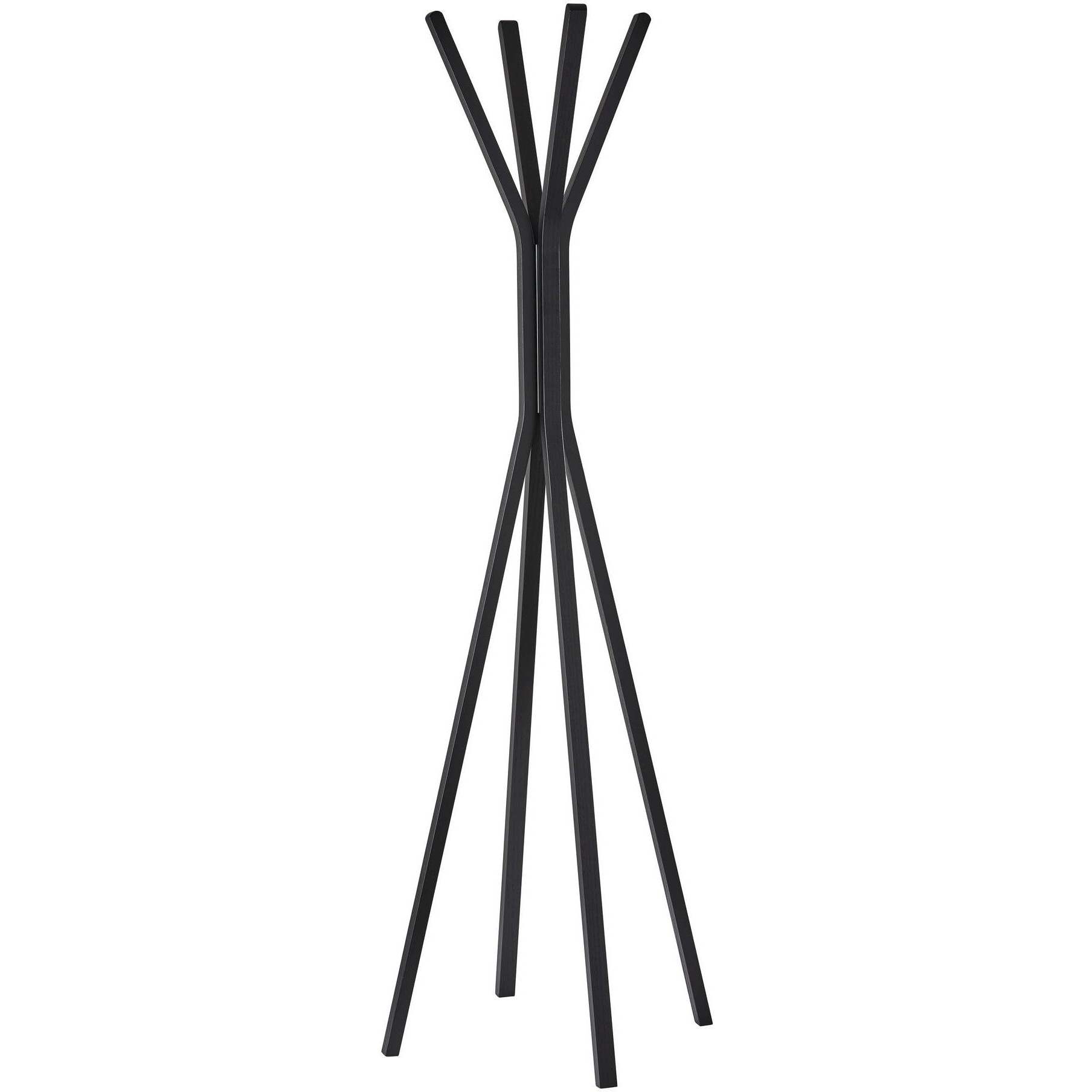 Adesso Toby 68 inch Plywood with Black Oak Wood Veneer Coat Rack WK3809-01 - Open Box