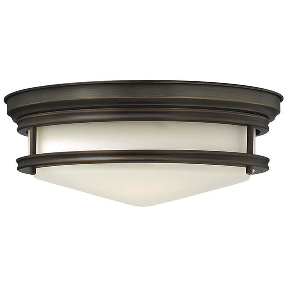 Hadley 3 Light 14 inch Oil Rubbed Bronze Indoor Flush Mount Ceiling Light