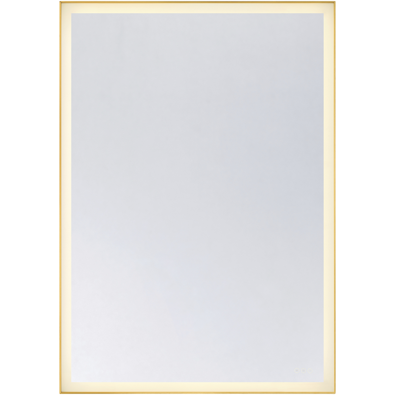 Paulding 60 X 42 inch Gold LED Mirror