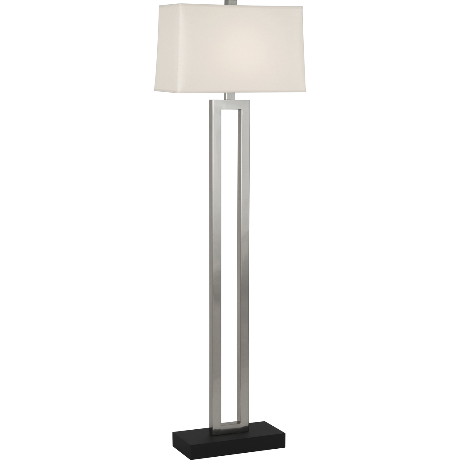 Doughnut 59.75 inch 150 watt Antique Silver Floor Lamp Portable Light in Snowflake