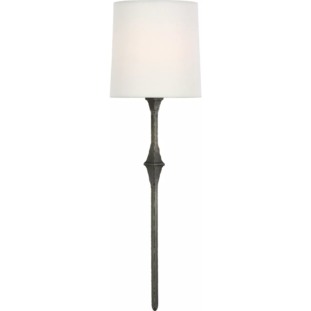 Studio VC Dauphine 1 Light 5.5 inch Aged Iron Sconce Wall Light in Linen