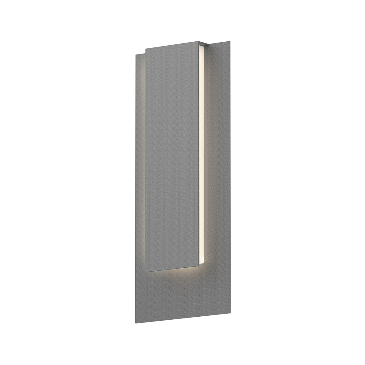 Reveal LED 19 inch Textured Gray Indoor-Outdoor Sconce, Inside-Out