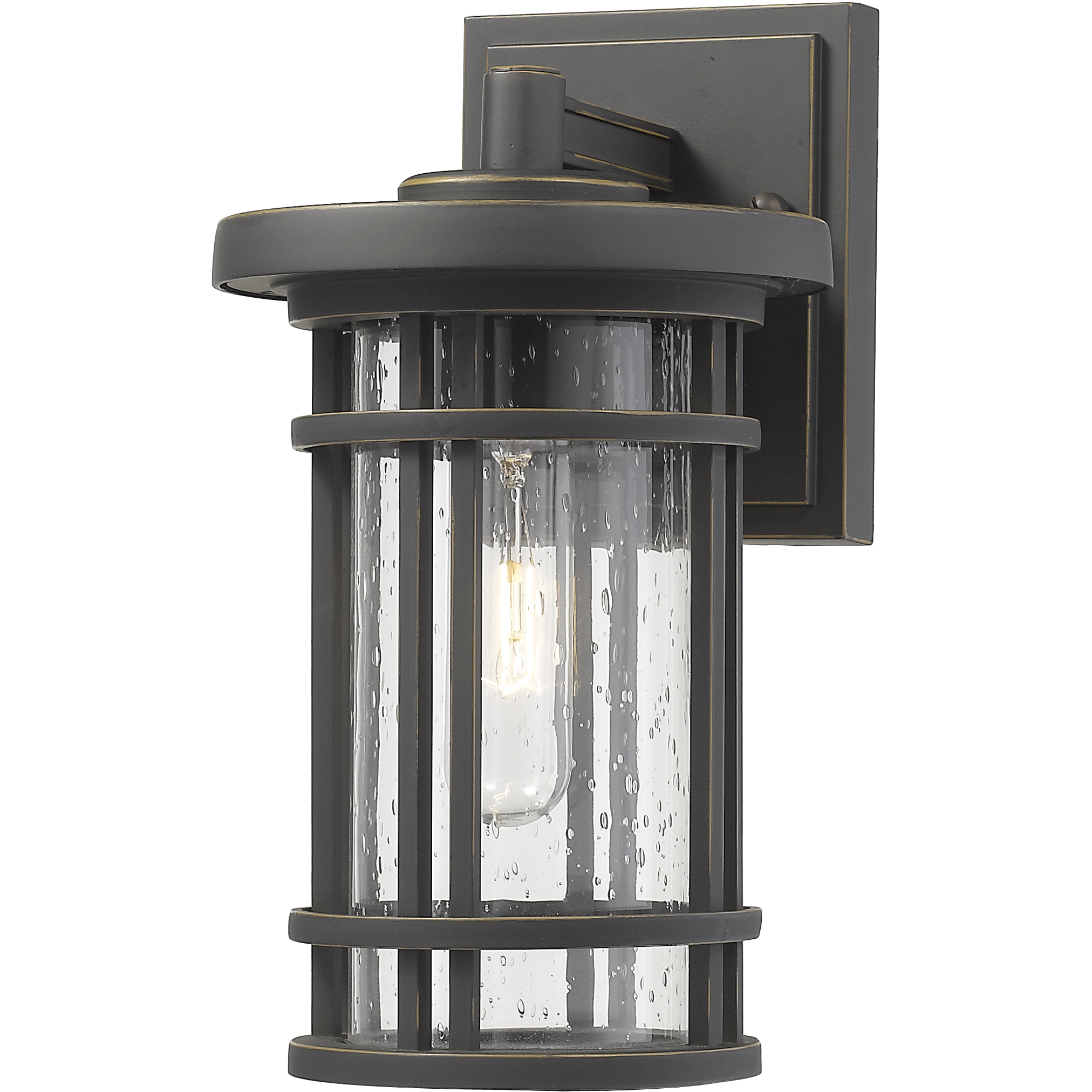 Jordan 1 Light 10.75 inch Oil Rubbed Bronze Outdoor Wall Light