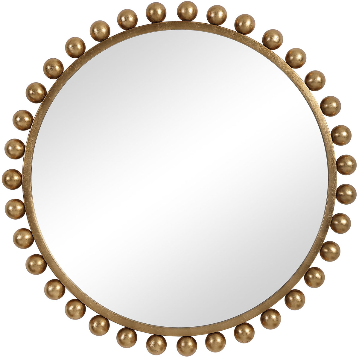 Cyra 44 X 44 inch Metallic Gold Leaf Wall Mirror