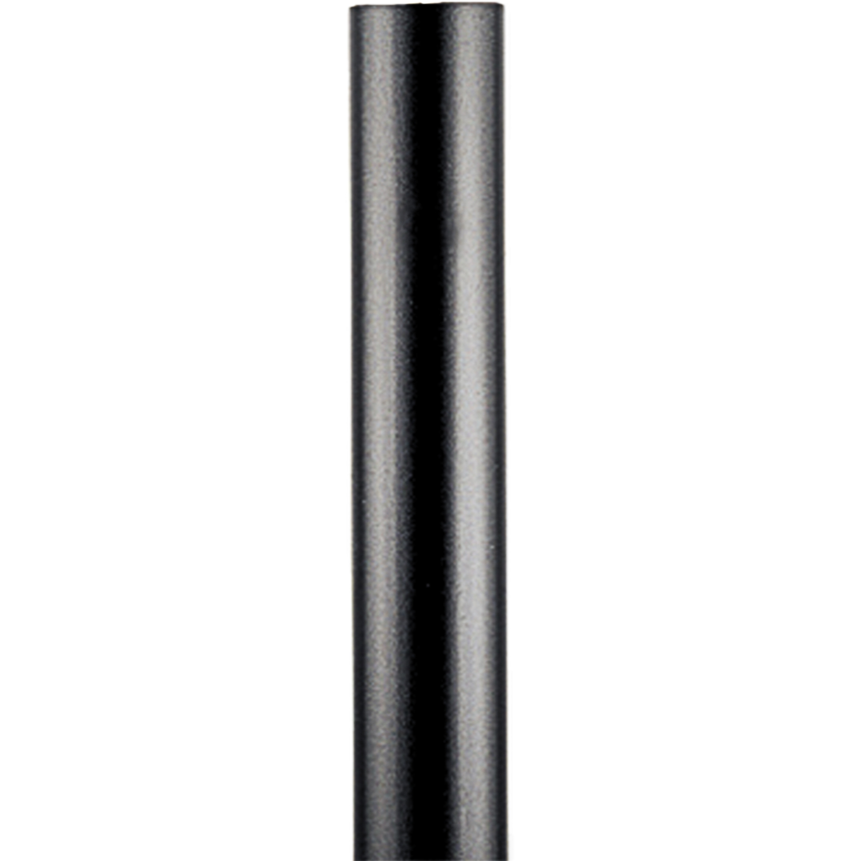 Outdoor Posts 84 inch Matte Black Outdoor Aluminum Post in No Photocell
