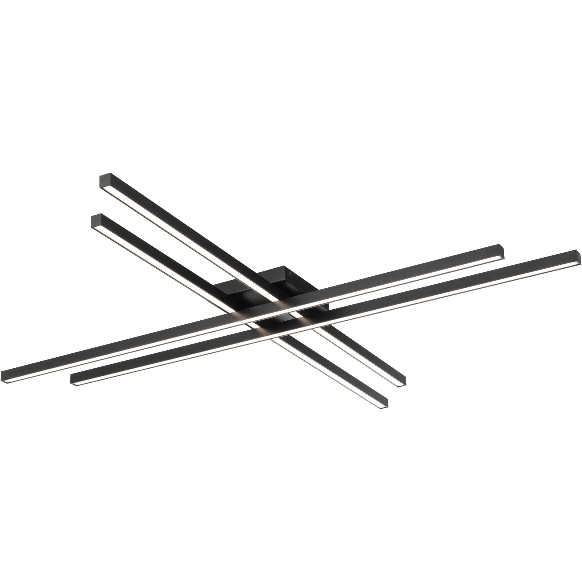 Parallax LED 42 inch Black Flush Mount Ceiling Light, dweLED