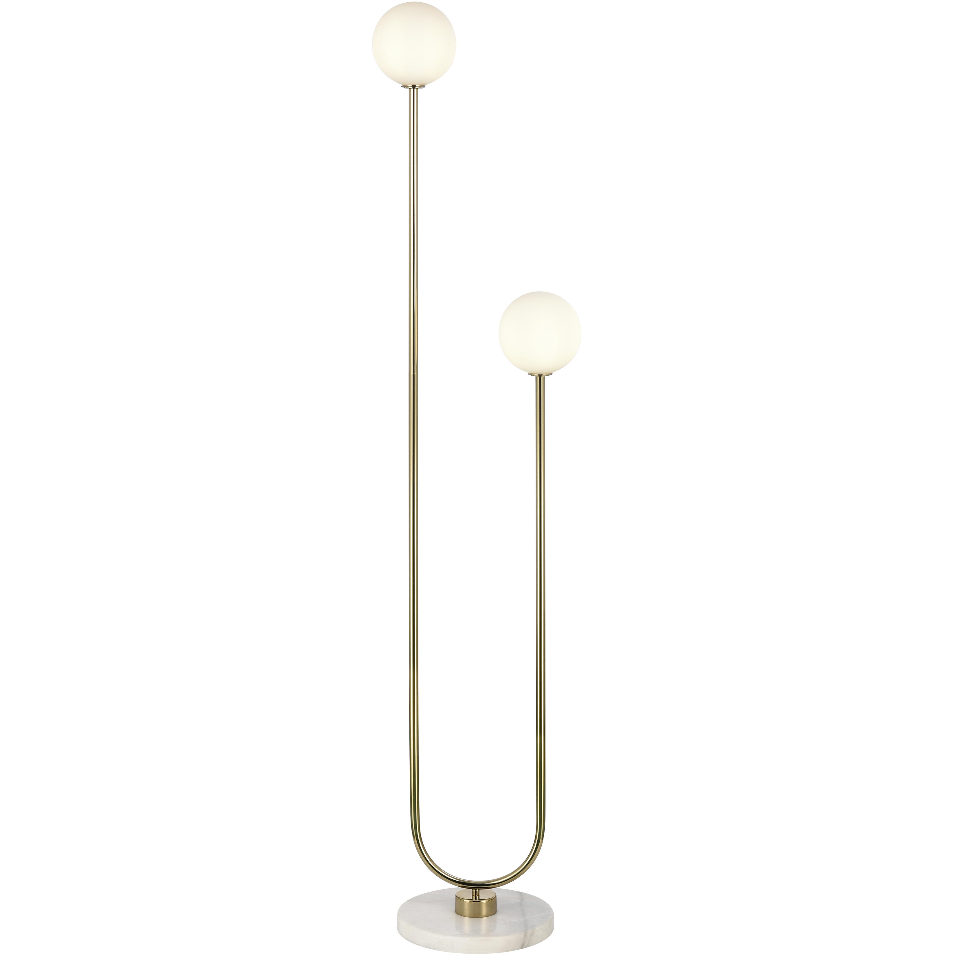 Ridgevale 60 inch 3 watt Satin Gold Floor Lamp Portable Light