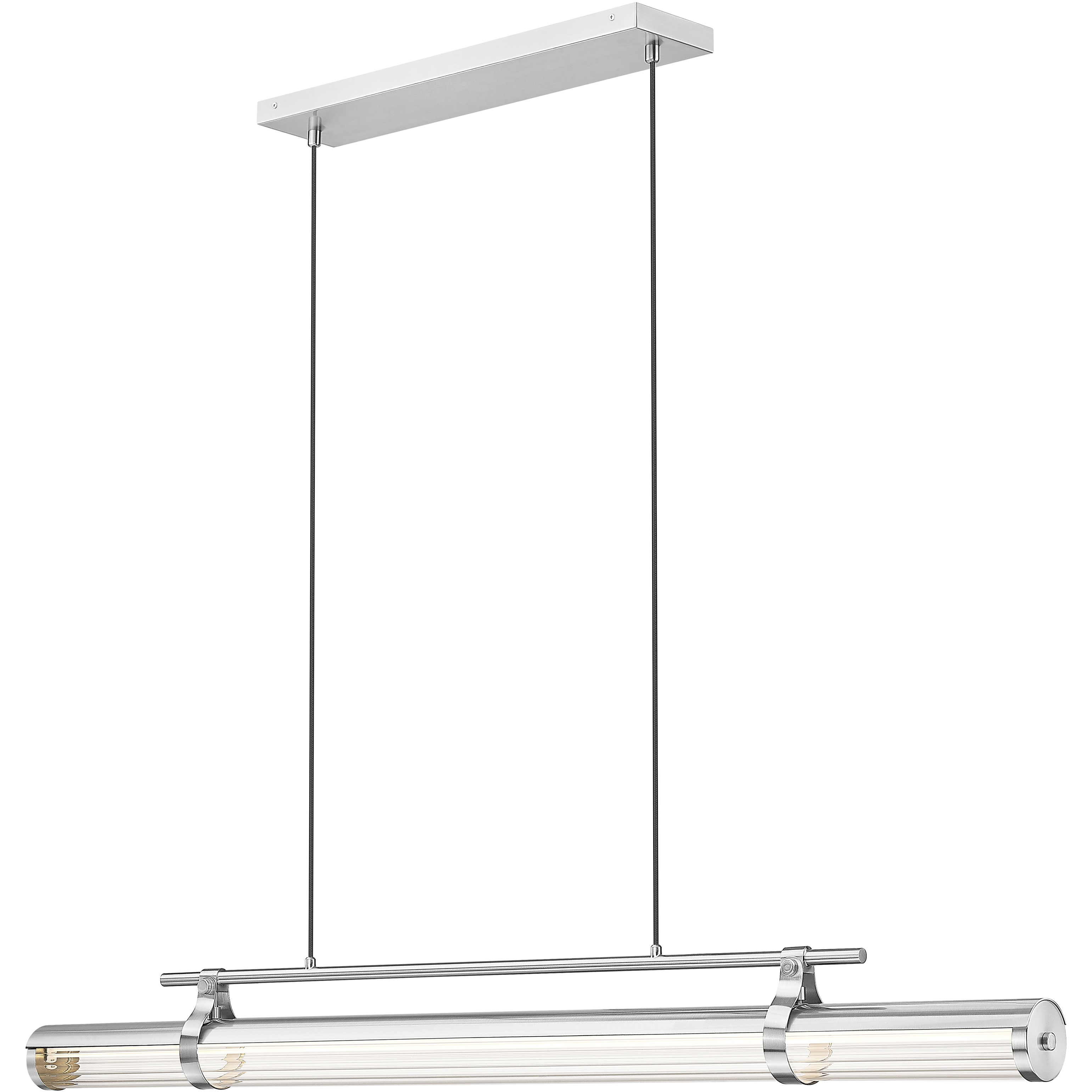 Benoit LED 56 inch Brushed Nickel Billiard Light Ceiling Light
