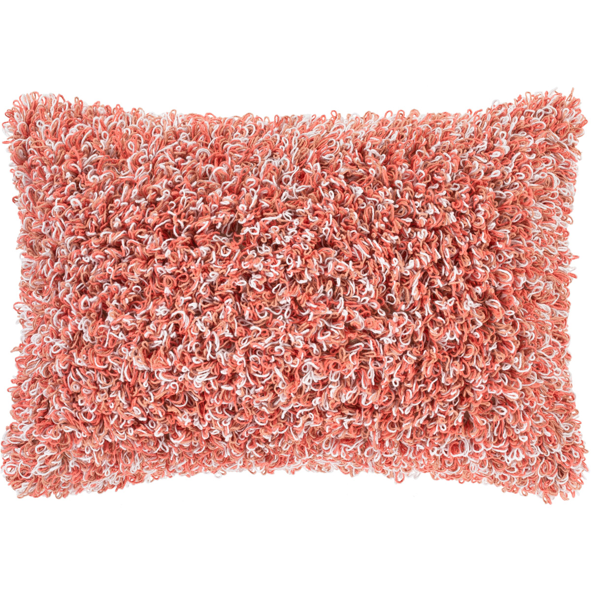 Merdo 22 X 14 inch Coral/White/Pale Pink Pillow Kit, Lumbar