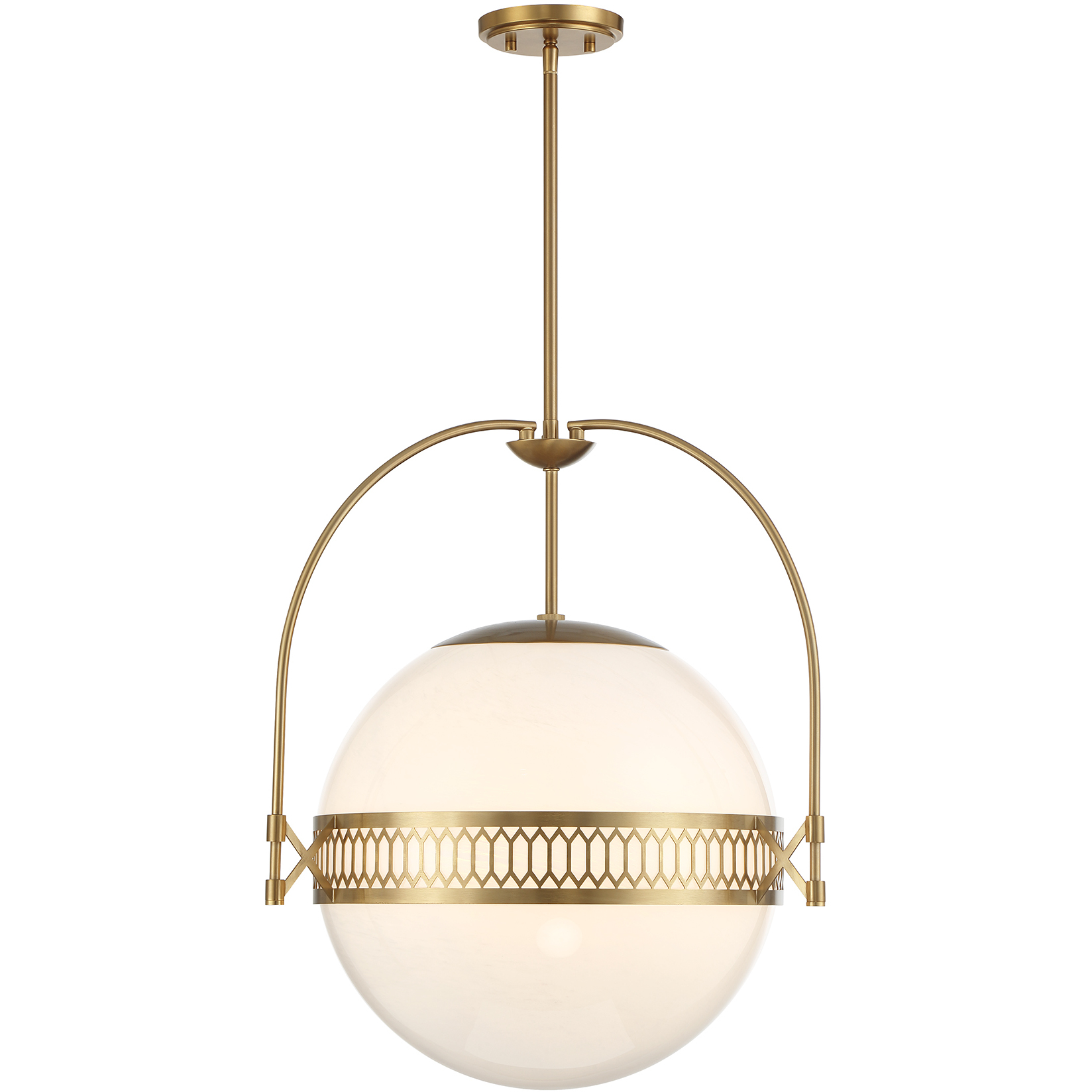 Thornhill 3 Light 20 inch Warm Brass Pendant Ceiling Light
